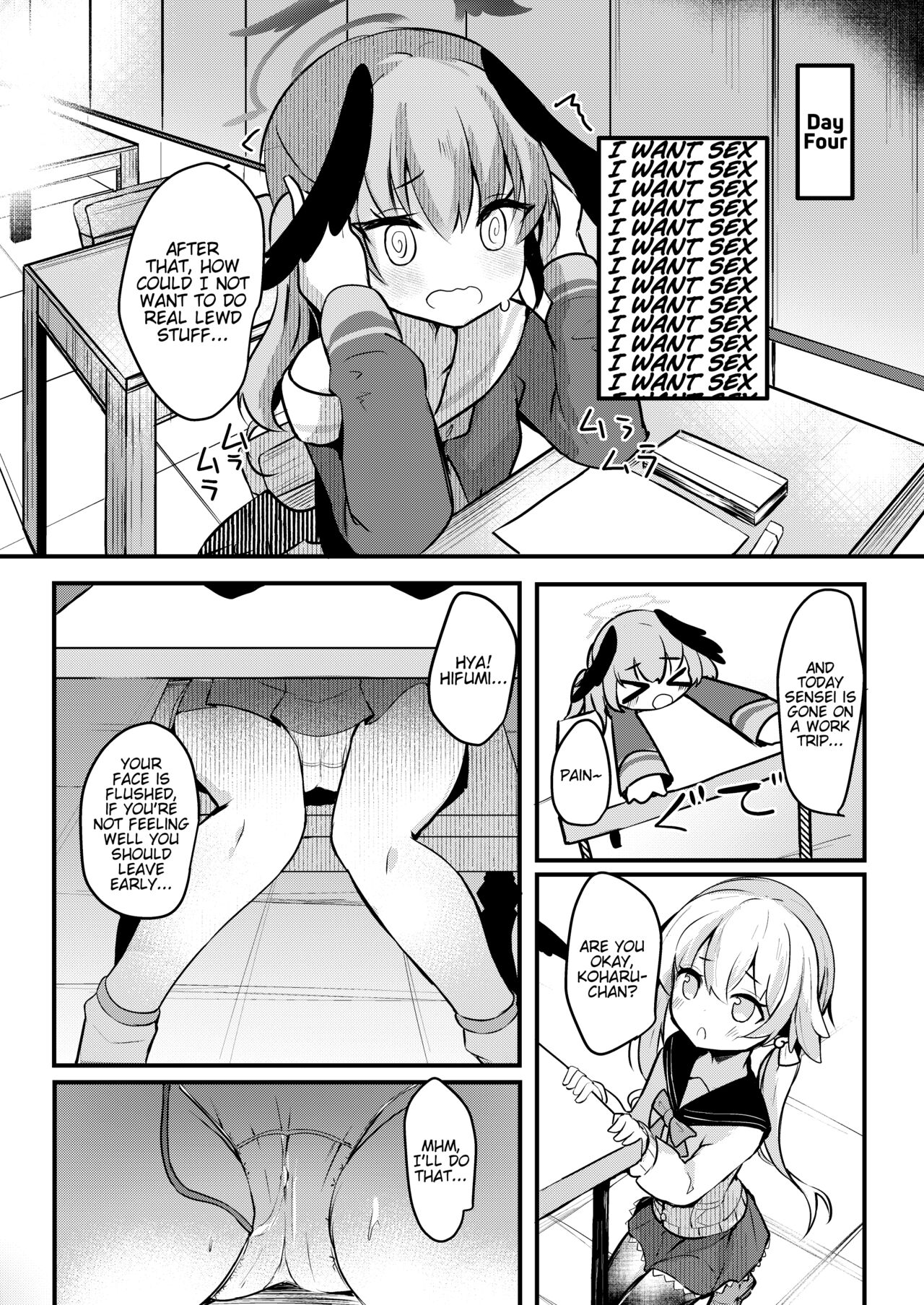 Ecchi nano wa Kinshi!? Koharu to Love Love Jirashi Play | Lewdness is Banned!? Lovey Lovey Tease Play with Koharu page 8 full
