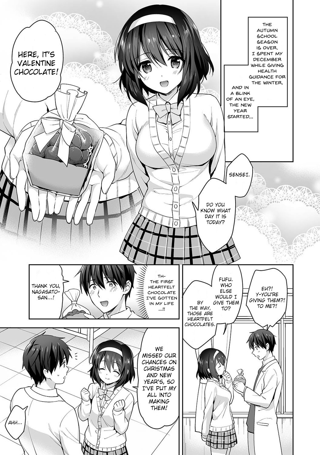 Amayakashi Jouzu no Nagasato-san ~Hokenshitsu de Yoshi Yoshi Ecchi!~ Ch. 9 page 2 full
