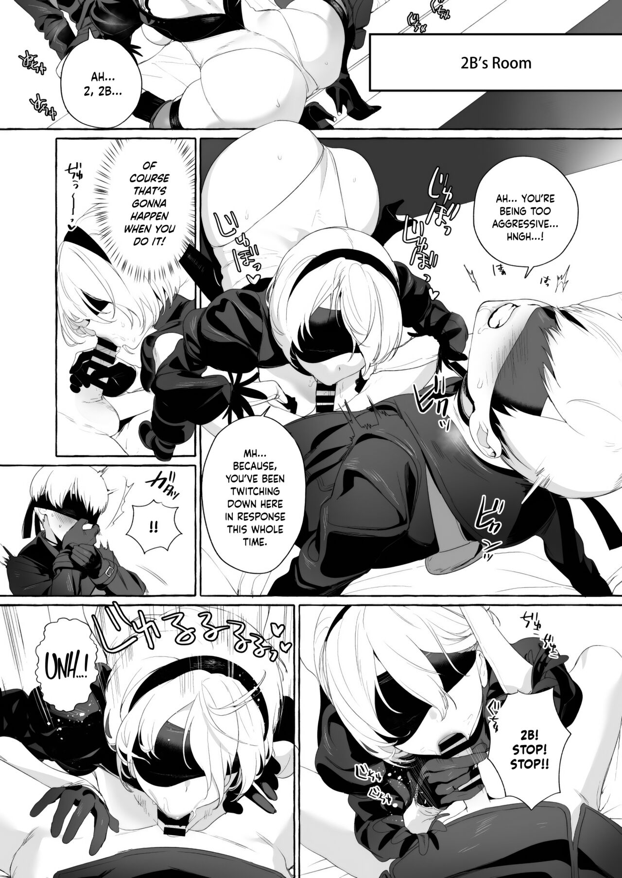 2B Model Sexaroid-ka Keikakusho｜2B Model Sexbot Conversion Project page 3 full