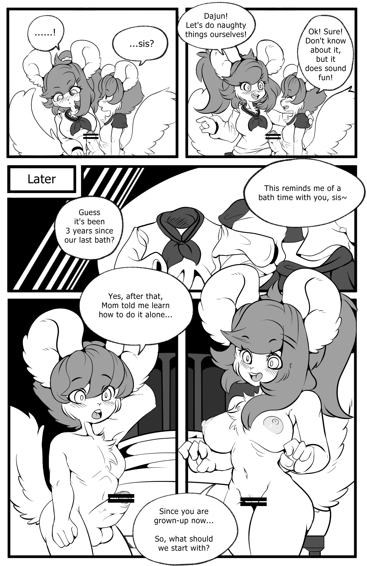 Playing Like Adult With Sister page 6 full