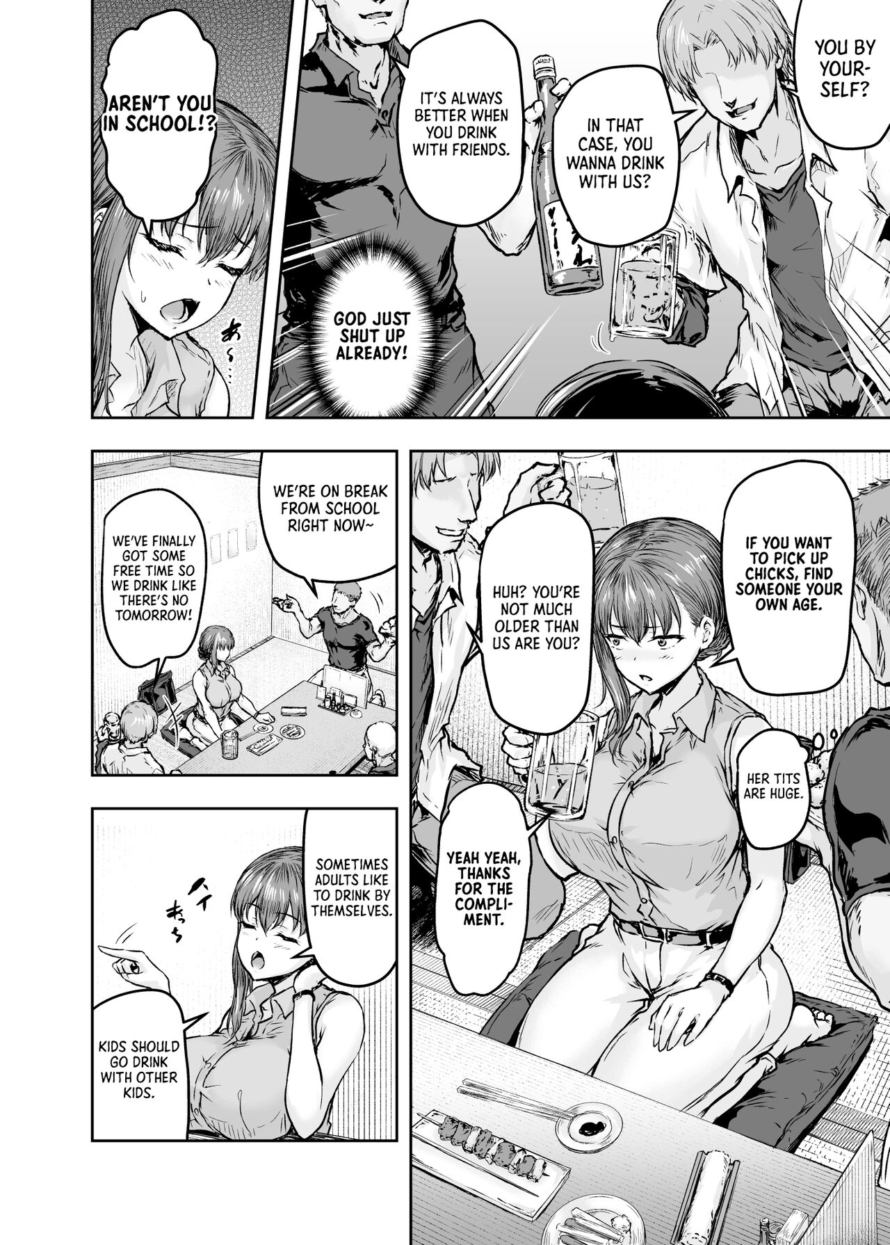 Watashi... Kaerare Chaimashita. -AroThir OL ga Yarichin Daigakusei-tachi no Chinpo ni Dohamari suru made- page 9 full