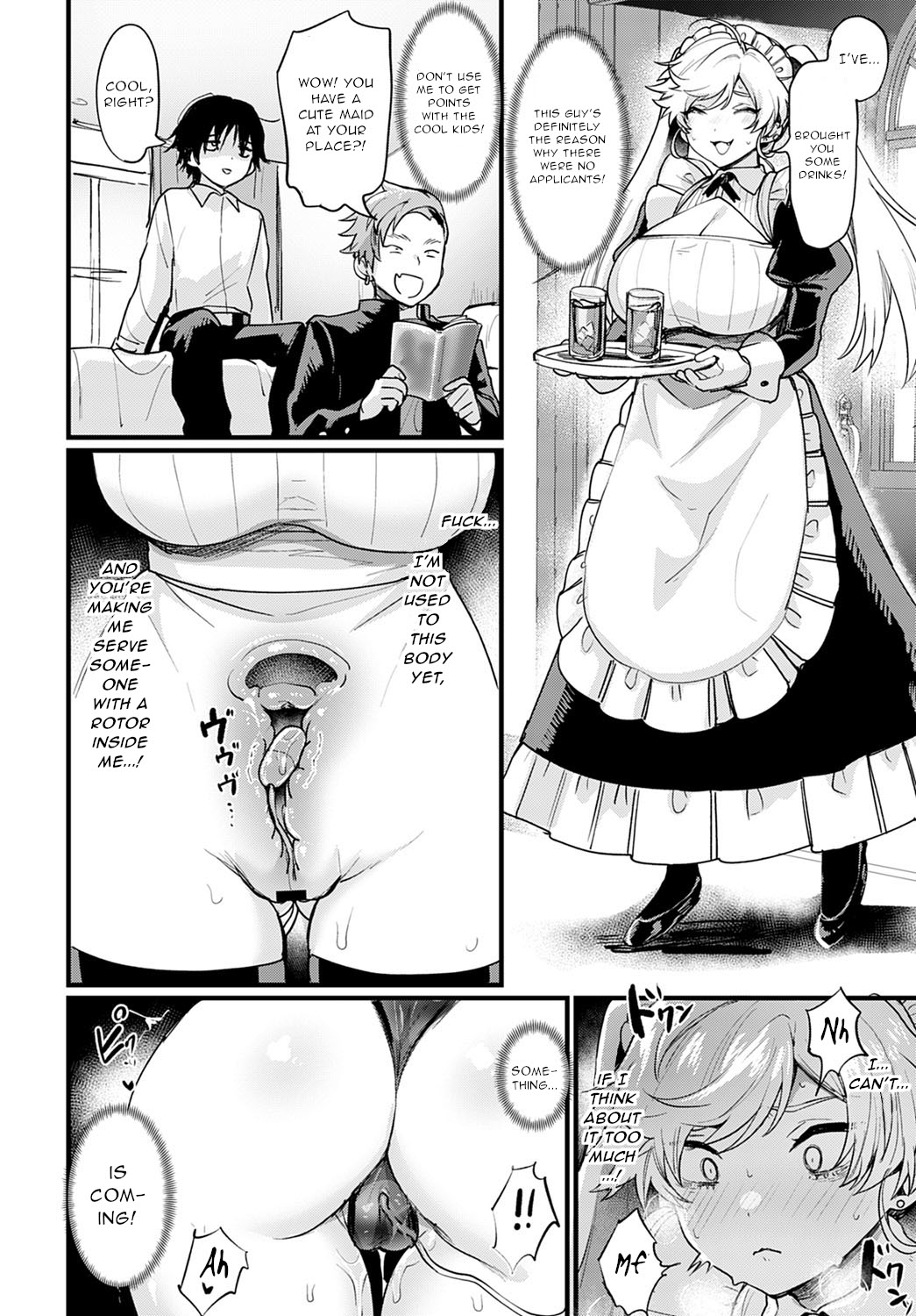 Okane Daisuki! Nyotaika Baito page 8 full