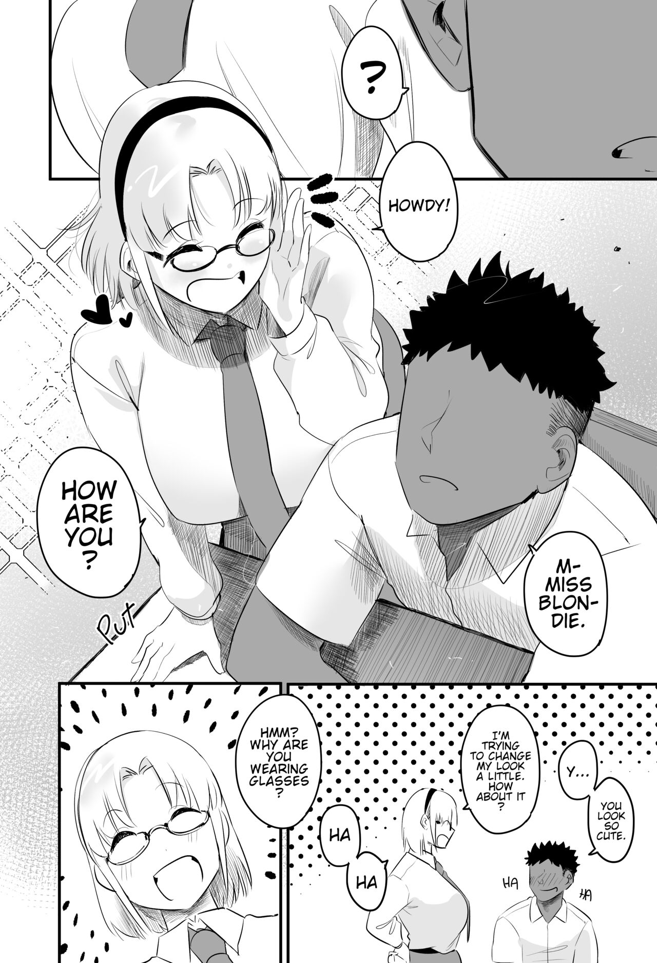 Girl with glasses page 1 full