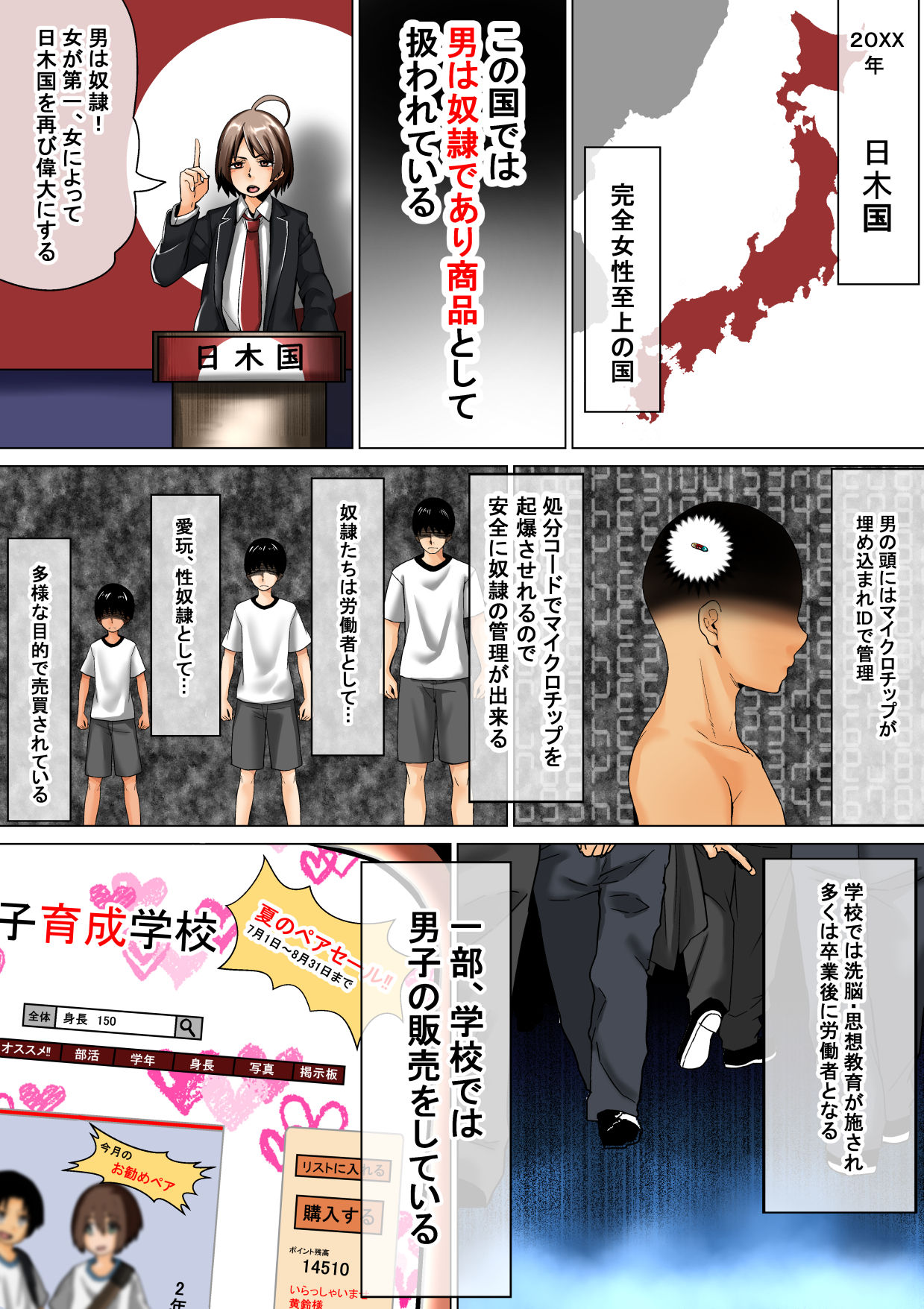 Joshikousei ga Danshi o Seidorei to shite Kau page 2 full