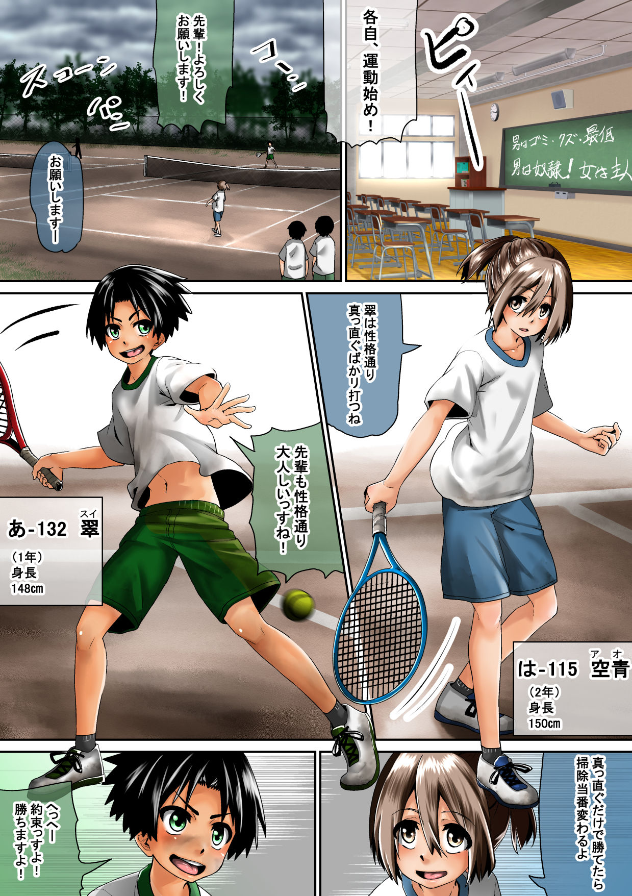 Joshikousei ga Danshi o Seidorei to shite Kau page 4 full