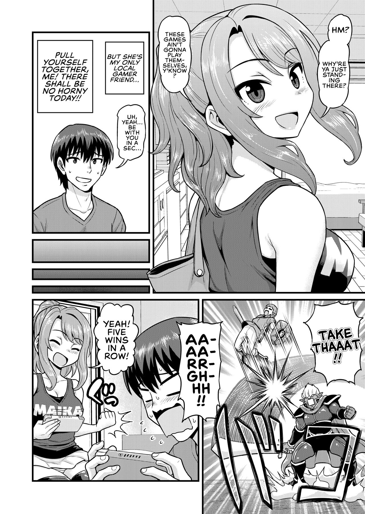 Game Tomodachi no Onnanoko to Yaru Hanashi | Smashing With Your Gamer Girl Friend page 5 full