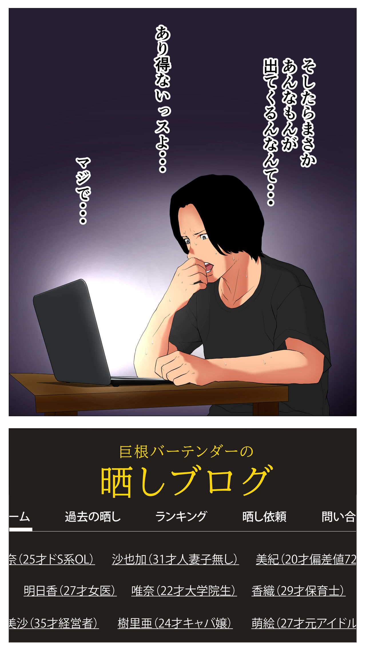 Taikendan Kokuhaku "Sarashi Blog" page 3 full