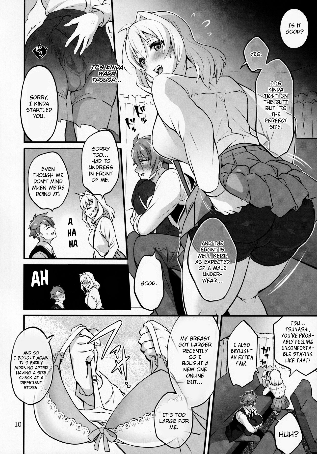 Futanari ni Natte Shimatta Tajimusho Manager no Watashi ga Eroero Beast de Wadai no Idol Tsunashi Ryunosuke-san to Himitsu no Shitagi Trade page 7 full