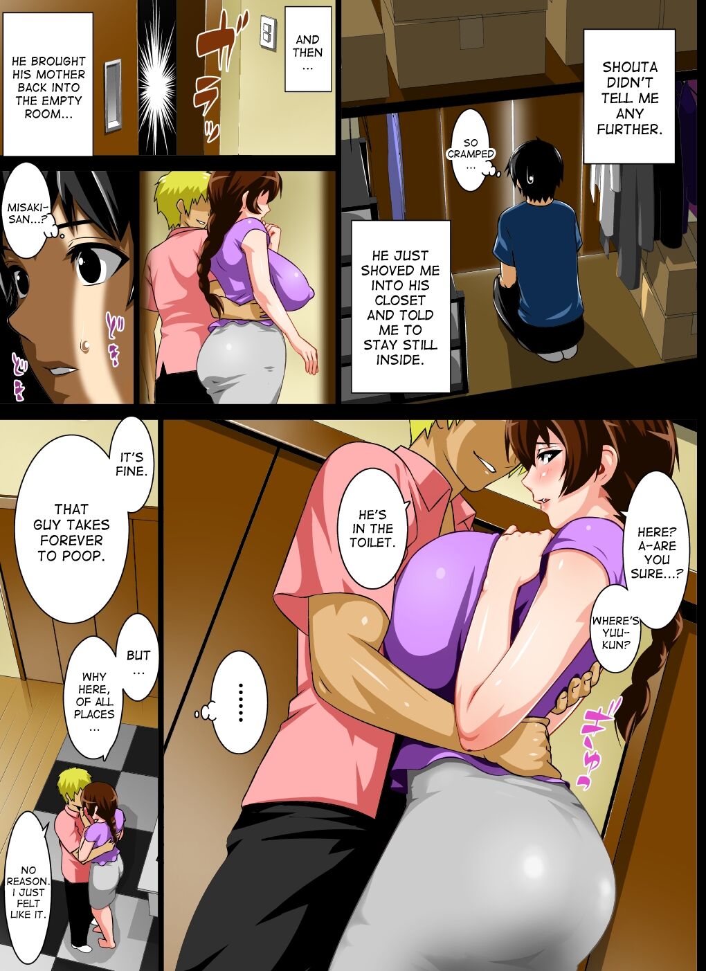 Reibo Misaki ~Kinpatsu Musuko to Onaho Haha~ | Slave Mother Misaki ~Blond Son and Onaho Mother~ page 7 full