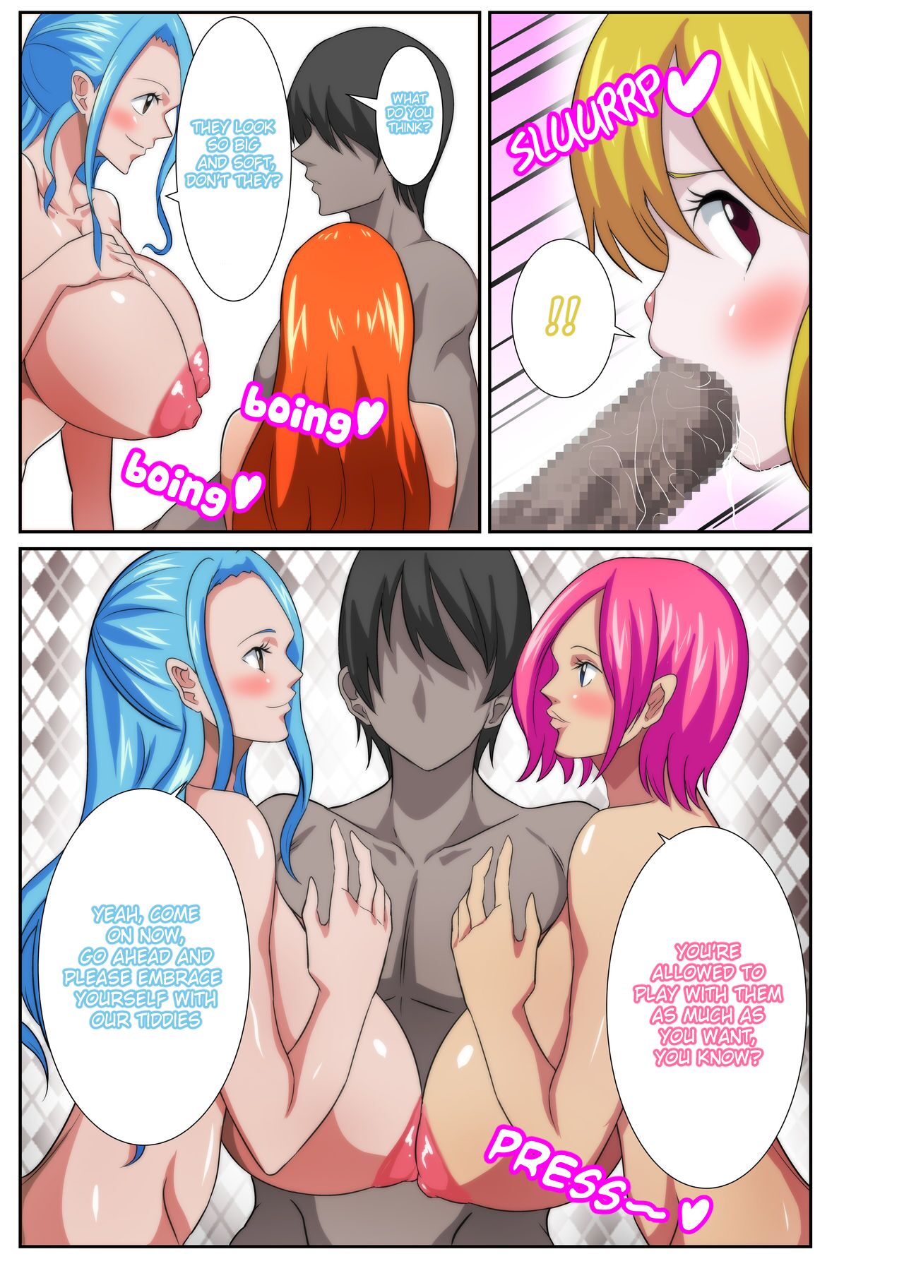 Bakunyuu Heroine no Harem Rakuen | Big Breasted Heroine Harem Paradise page 7 full