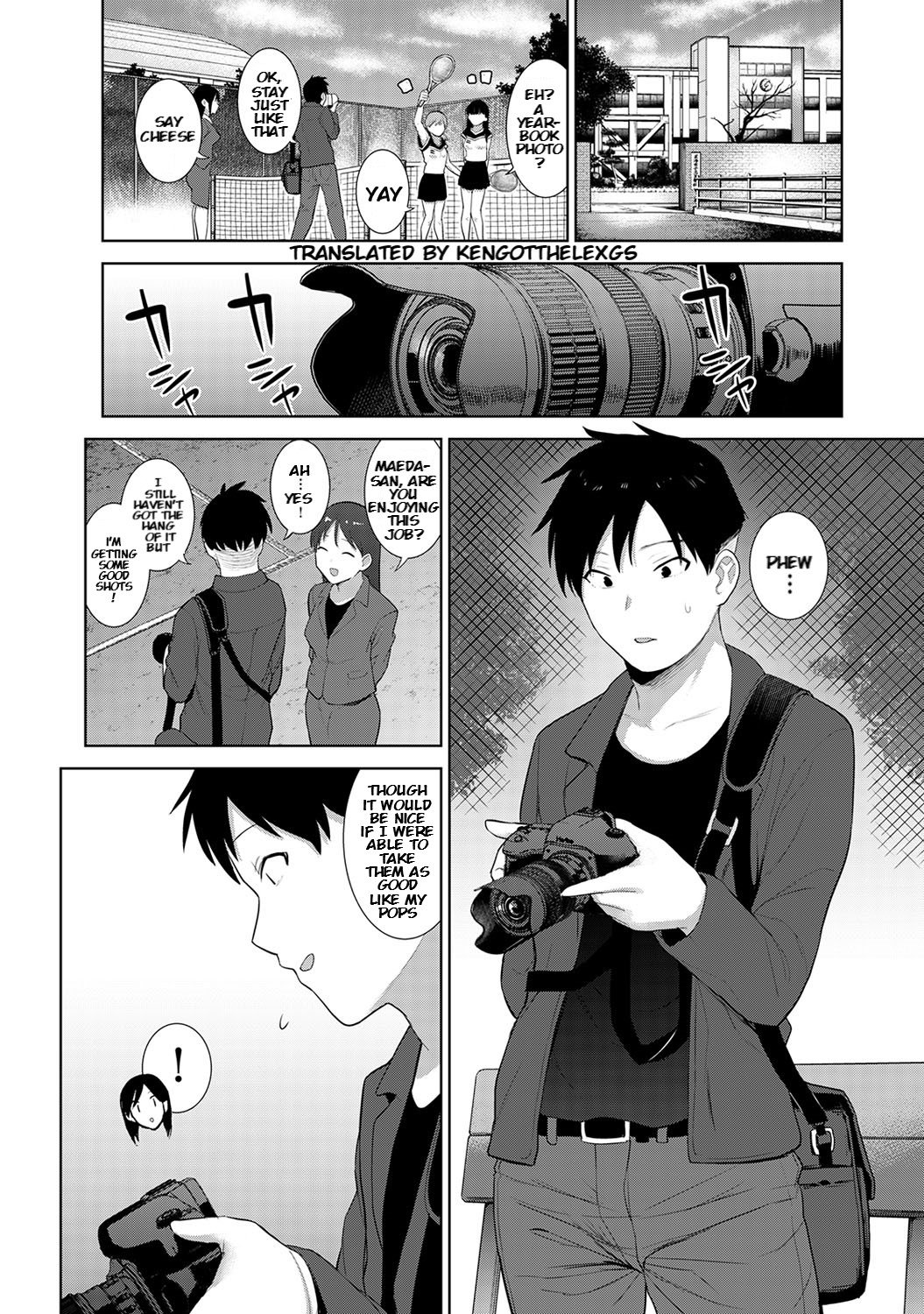 SotsuAl Cameraman to Shite Ichinenkan Joshikou no Event e Doukou Suru Koto ni Natta Hanashi | A Story About How I Ended Up Being A Yearbook Cameraman at an All Girls' School For A Year Ch. 1 page 2 full