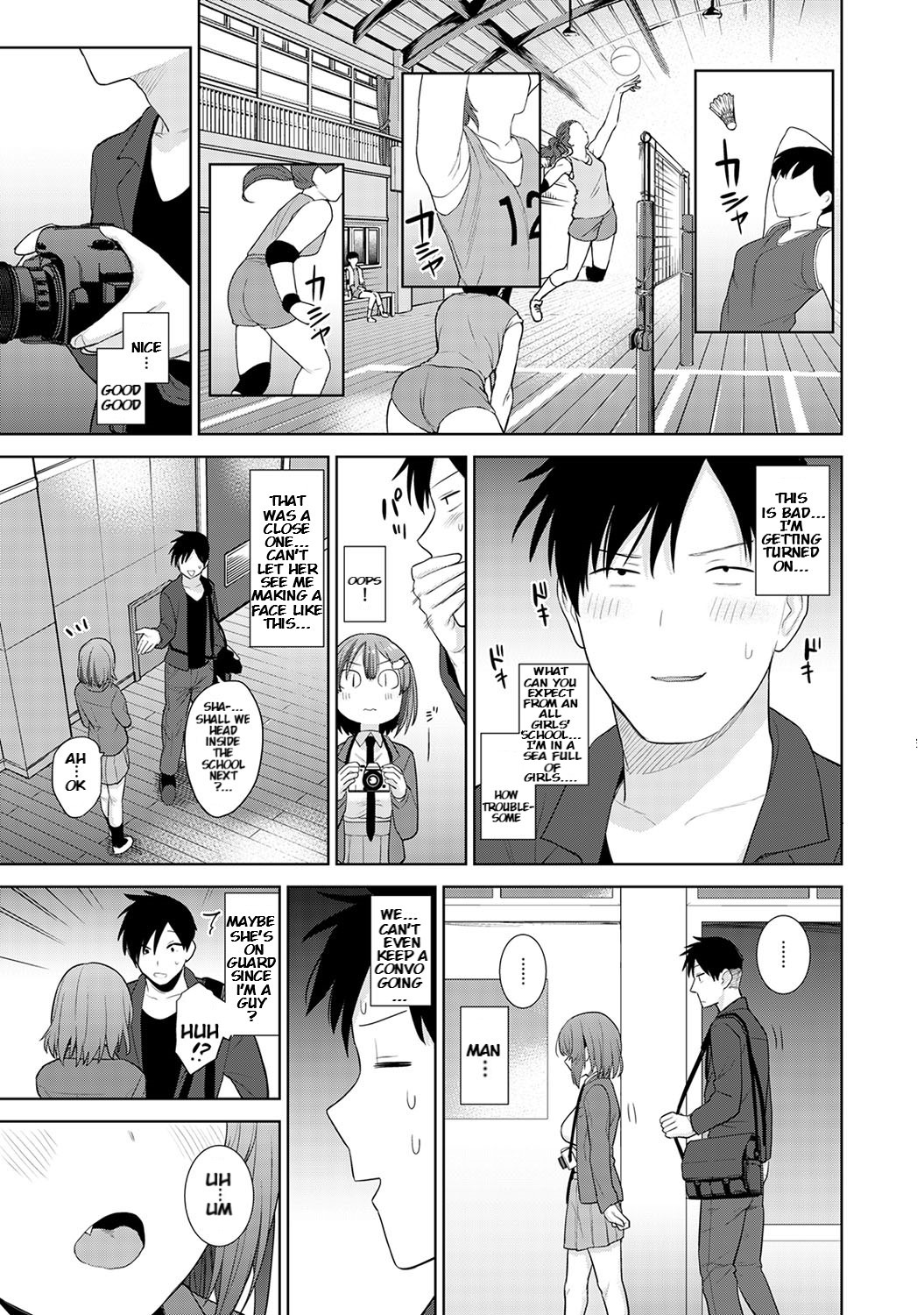 SotsuAl Cameraman to Shite Ichinenkan Joshikou no Event e Doukou Suru Koto ni Natta Hanashi | A Story About How I Ended Up Being A Yearbook Cameraman at an All Girls' School For A Year Ch. 1 page 4 full