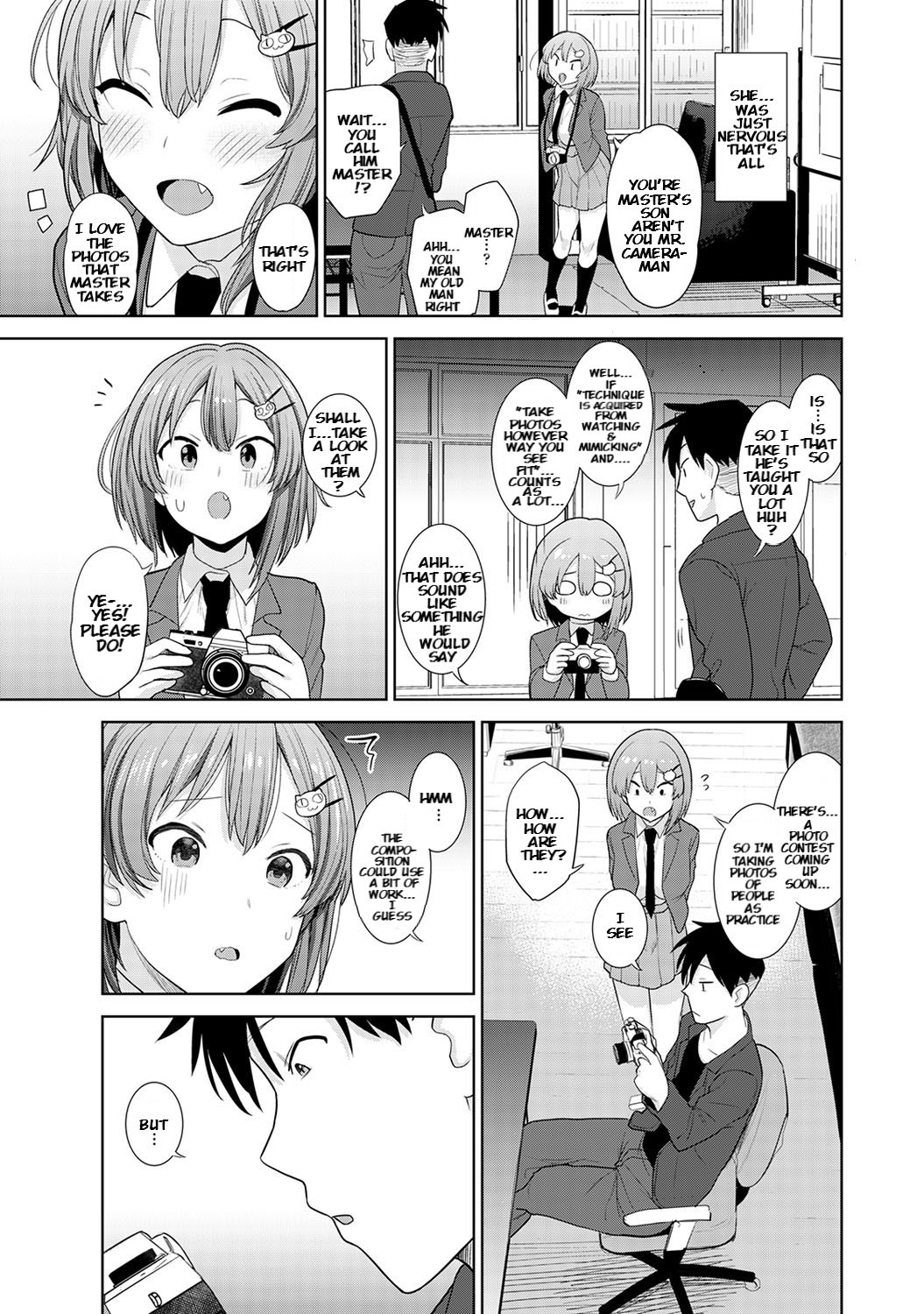 SotsuAl Cameraman to Shite Ichinenkan Joshikou no Event e Doukou Suru Koto ni Natta Hanashi | A Story About How I Ended Up Being A Yearbook Cameraman at an All Girls' School For A Year Ch. 1 page 6 full
