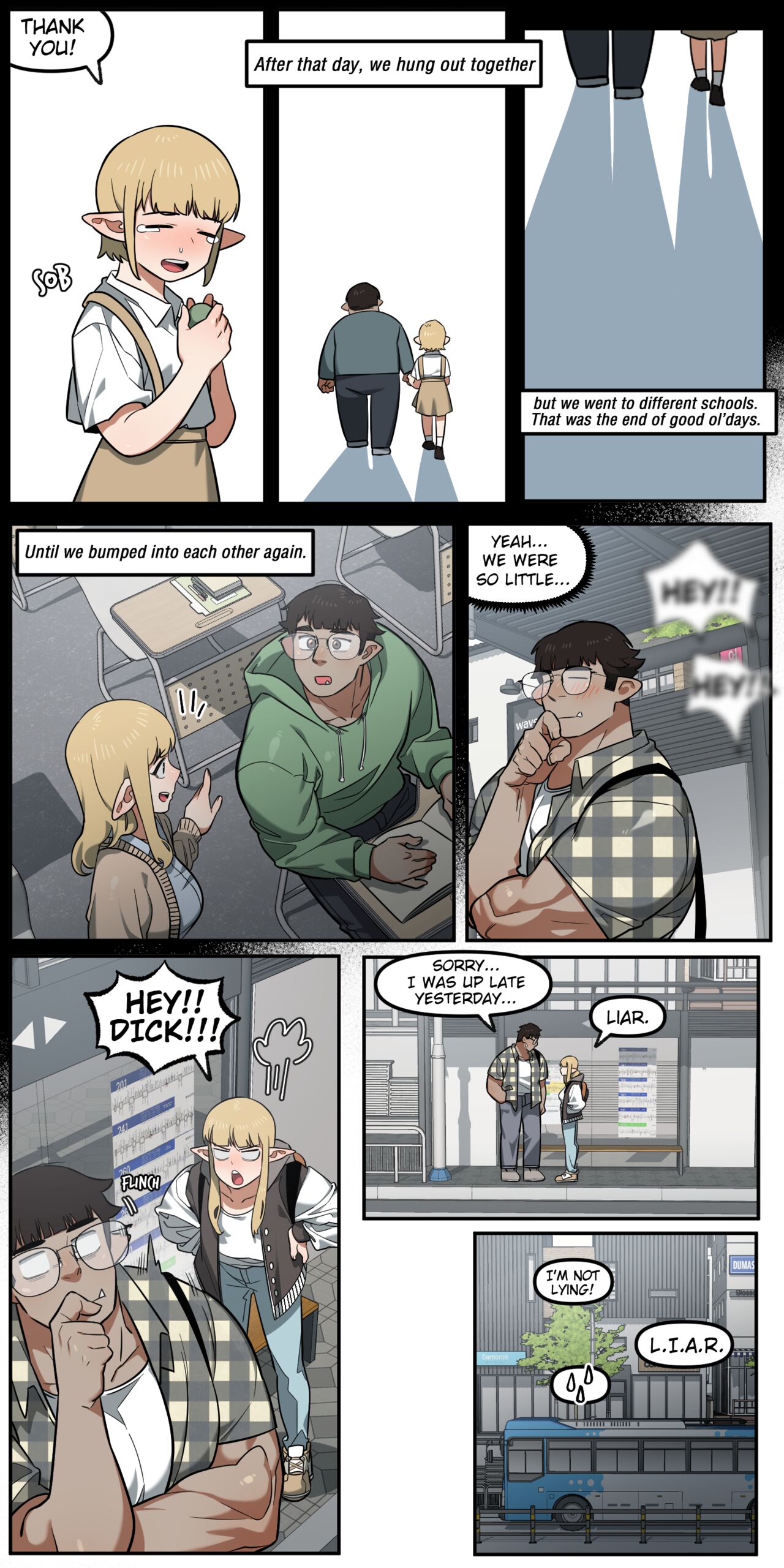 My childhood friend turned out to be a live streaming pornstar! Ch. 1 page 8 full