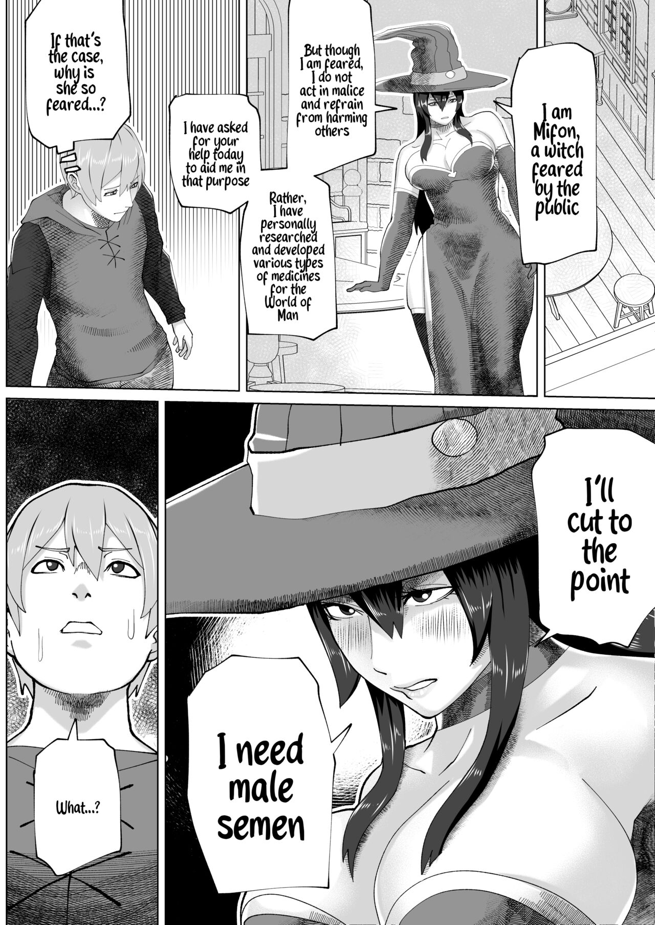 Futanari Majo no Mori | The Futanari Witch's Forest page 6 full