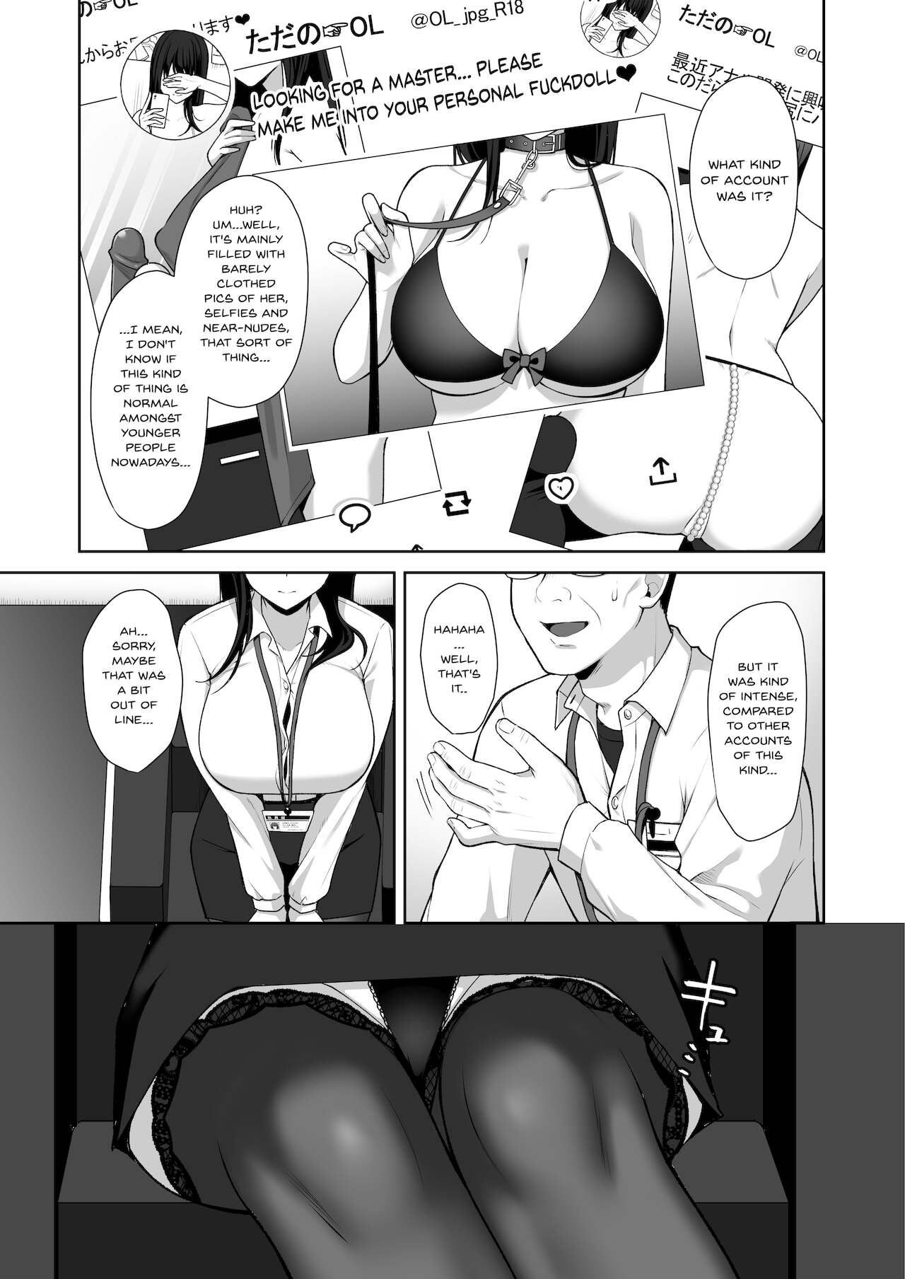 Utakata ~Uraaka DoM Haken OL Onaho Choukyou~ | An Office Lady's Behind The Scenes Masochistic Onahole Training page 6 full