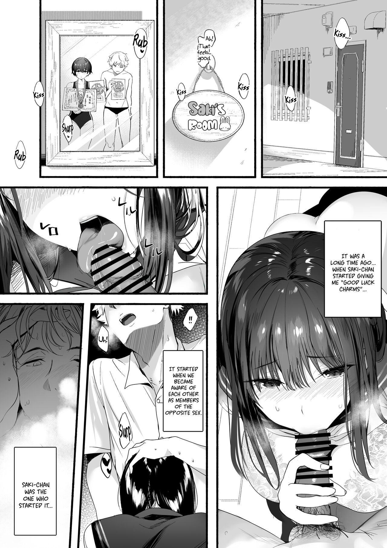 [Kansai Gyogyou Kyoudou Kumiai (Marushin)] Suieibu no Seisokei Osananajimi ga DQN ni Moteasobareru Ichibushijuu | The Whole Story of My Neat Childhood Friend in the Swimming Club Being Toyed With by a Dumbass  [English] [Coffedrug] [Digital] Hentai - Raw  10