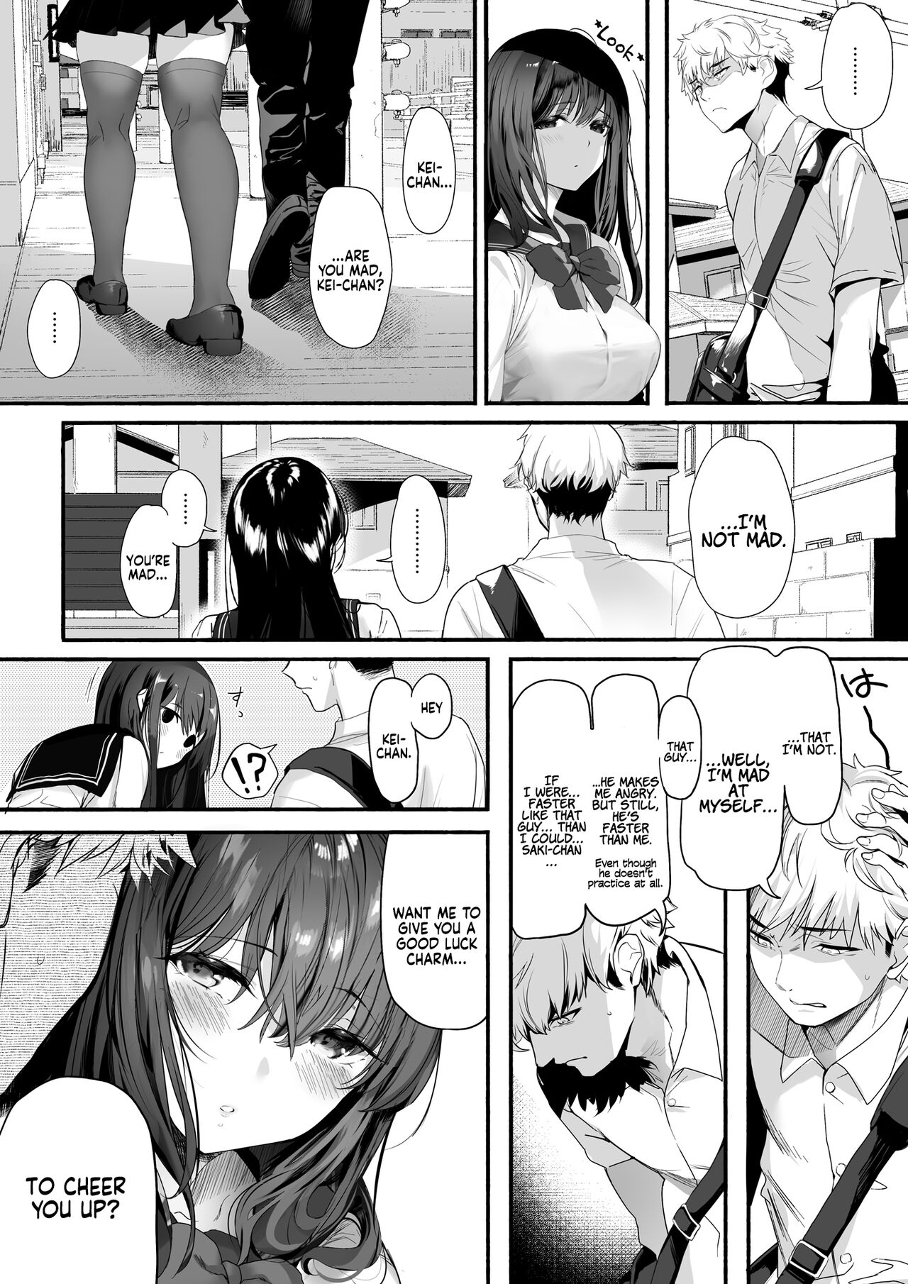 [Kansai Gyogyou Kyoudou Kumiai (Marushin)] Suieibu no Seisokei Osananajimi ga DQN ni Moteasobareru Ichibushijuu | The Whole Story of My Neat Childhood Friend in the Swimming Club Being Toyed With by a Dumbass  [English] [Coffedrug] [Digital] Hentai - Raw  9