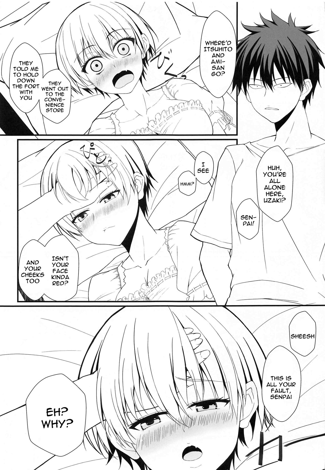 Uzaki-chan wa Senpai to H Shitai! | Uzaki-chan Wants To Have Sex With Senpai page 4 full