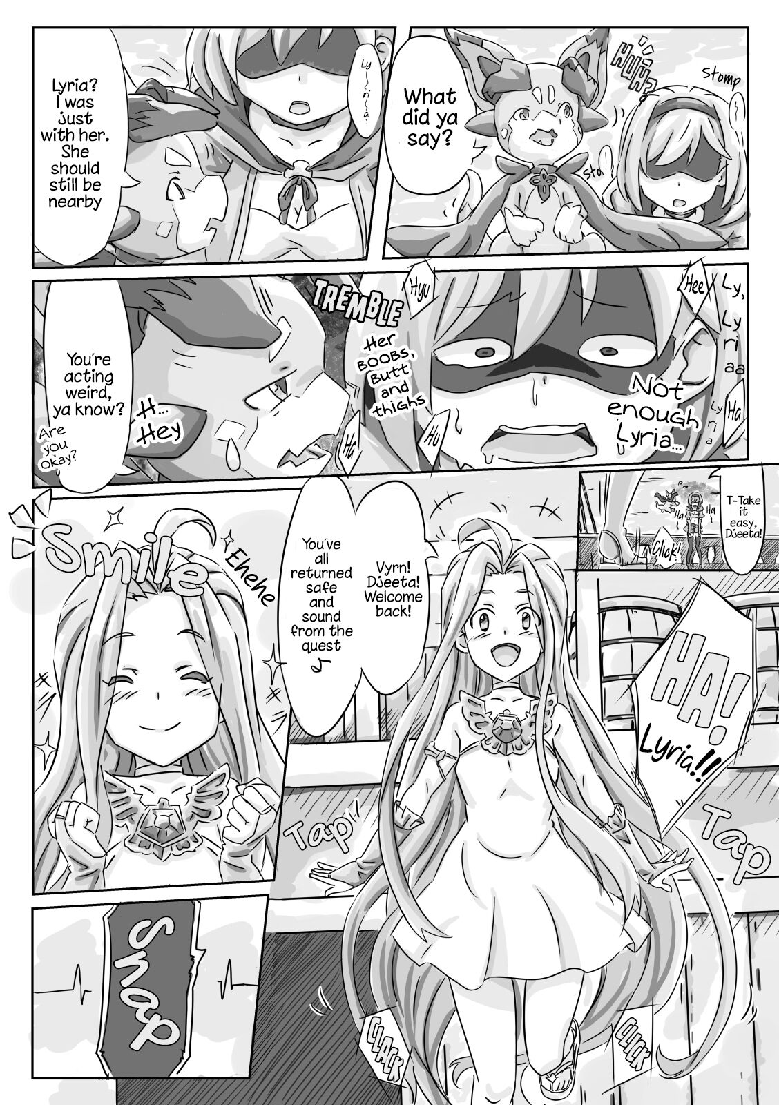 Djeeta-san ga Lyria ni Yarisugitayou desu. | Djeeta Went Too Far With Her Wife page 3 full