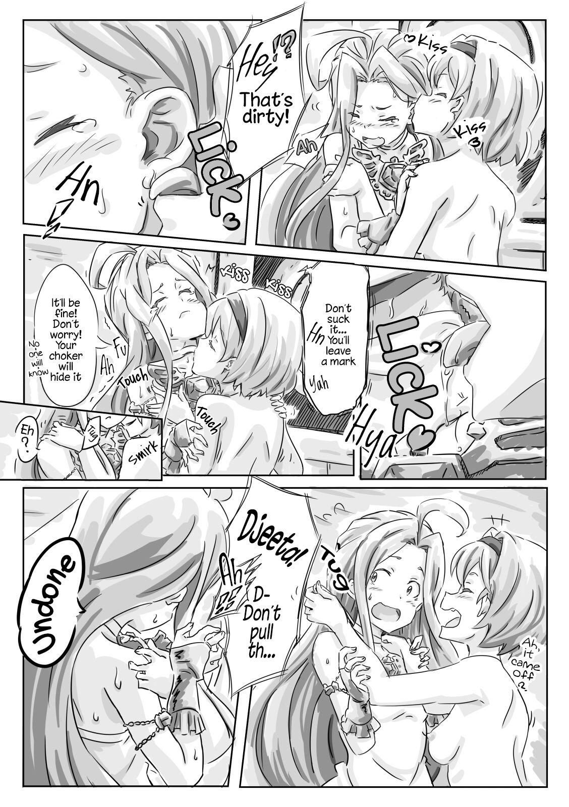 Djeeta-san ga Lyria ni Yarisugitayou desu. | Djeeta Went Too Far With Her Wife page 7 full