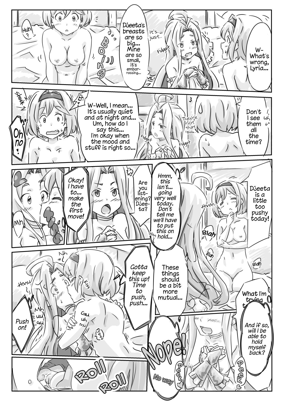 Djeeta-san ga Lyria ni Yarisugitayou desu. | Djeeta Went Too Far With Her Wife page 9 full