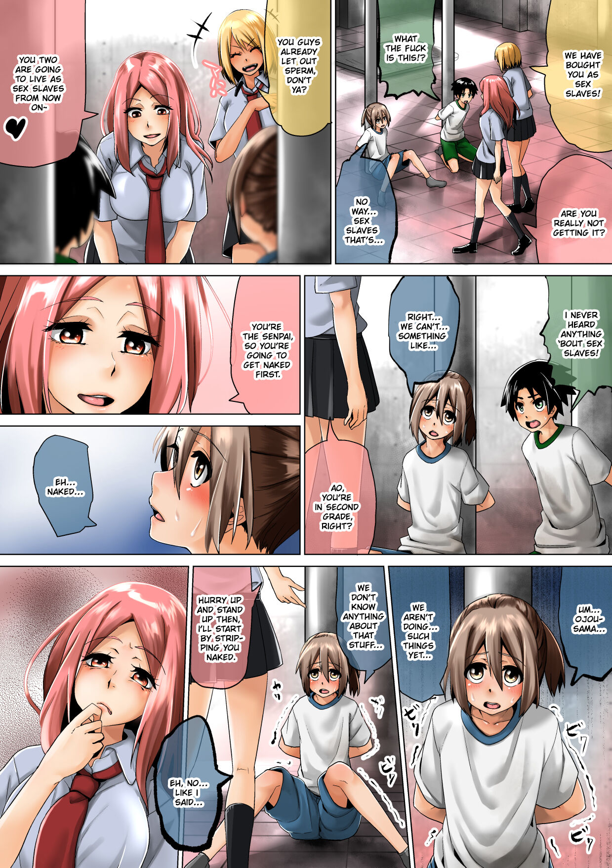 Joshikousei ga Danshi o Seidorei to shite Kau | Schoolgirls Buy Boys As Sex Slaves page 9 full