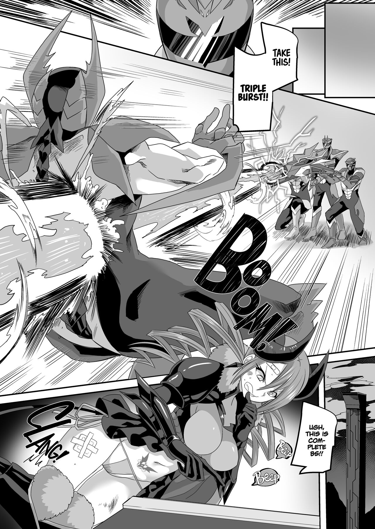 Saikyou no Seigi no Hero wa Kagami no Naka de wa Saijaku no Kaijin | The Strongest Heroes are the Weakest Villains within the Mirror World page 3 full