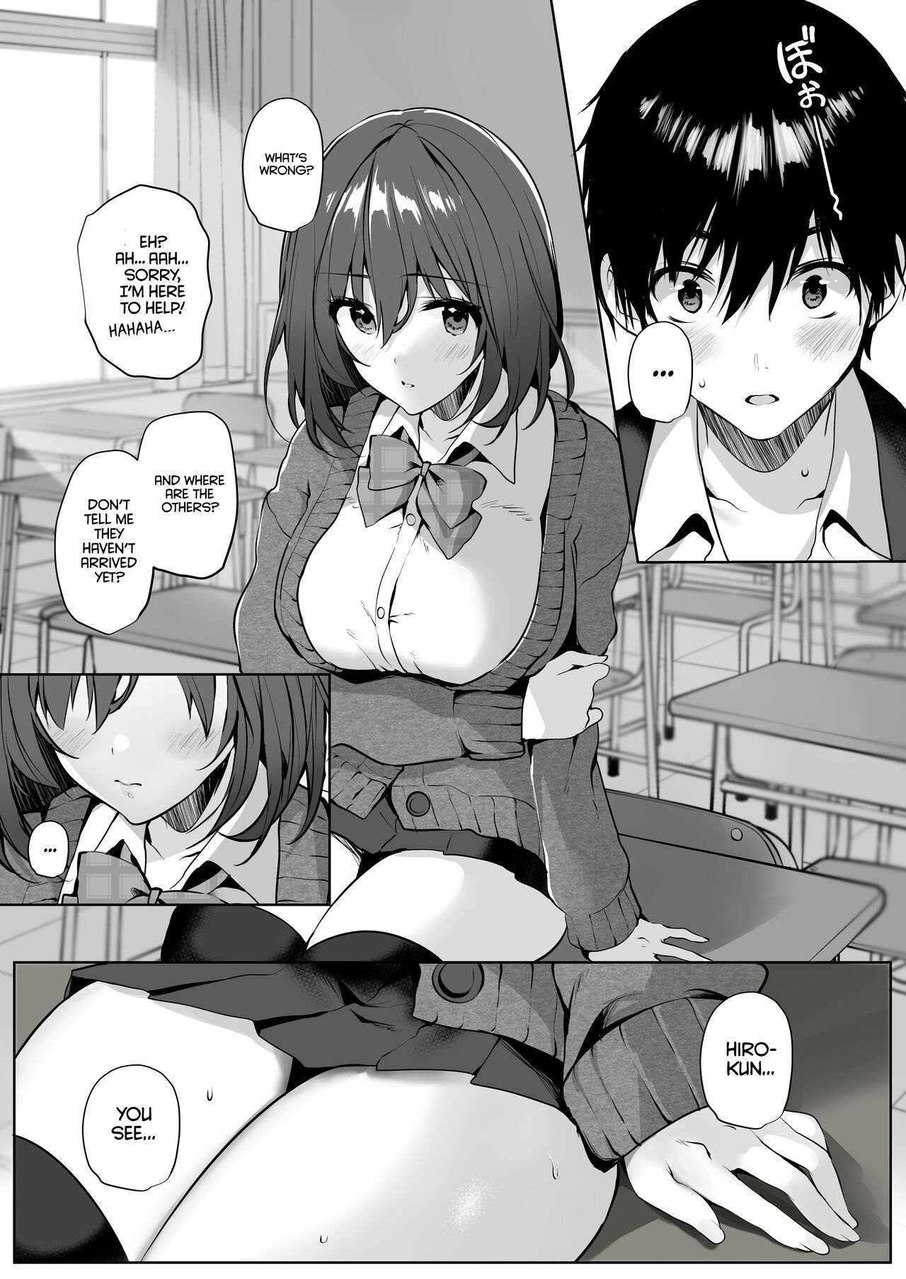Imouto-kei Kyonyuu no Shinyuu ga Kanojo no Iru Ore o Yuuwaku Shite Kita | My Sister-like Friend with Huge Tits Seduced Me Even Though I Have a Girlfriend page 8 full