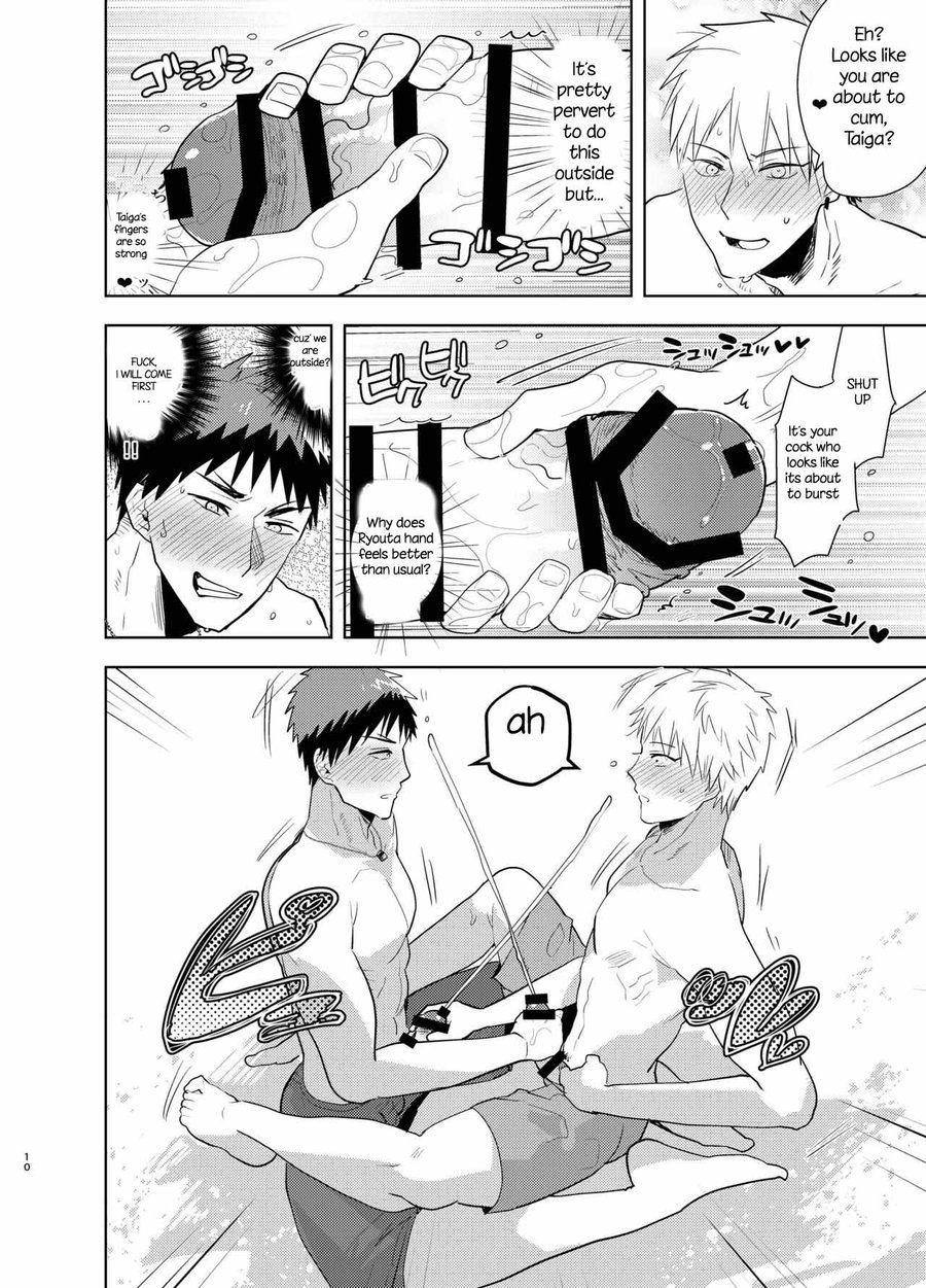Kagami-kun no Ero hon 13 Natsu Danshi in Anaba Beach page 9 full