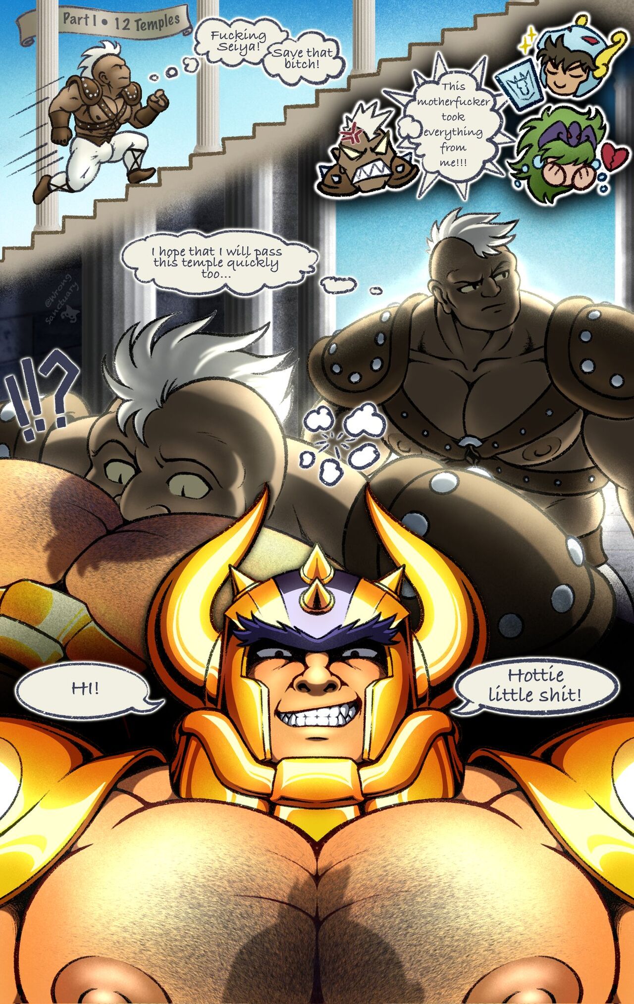 聖闘士星矢 - Saint Seiya - The Golden Bull's Toll - Taurus Aldebaran and Cassios page 2 full