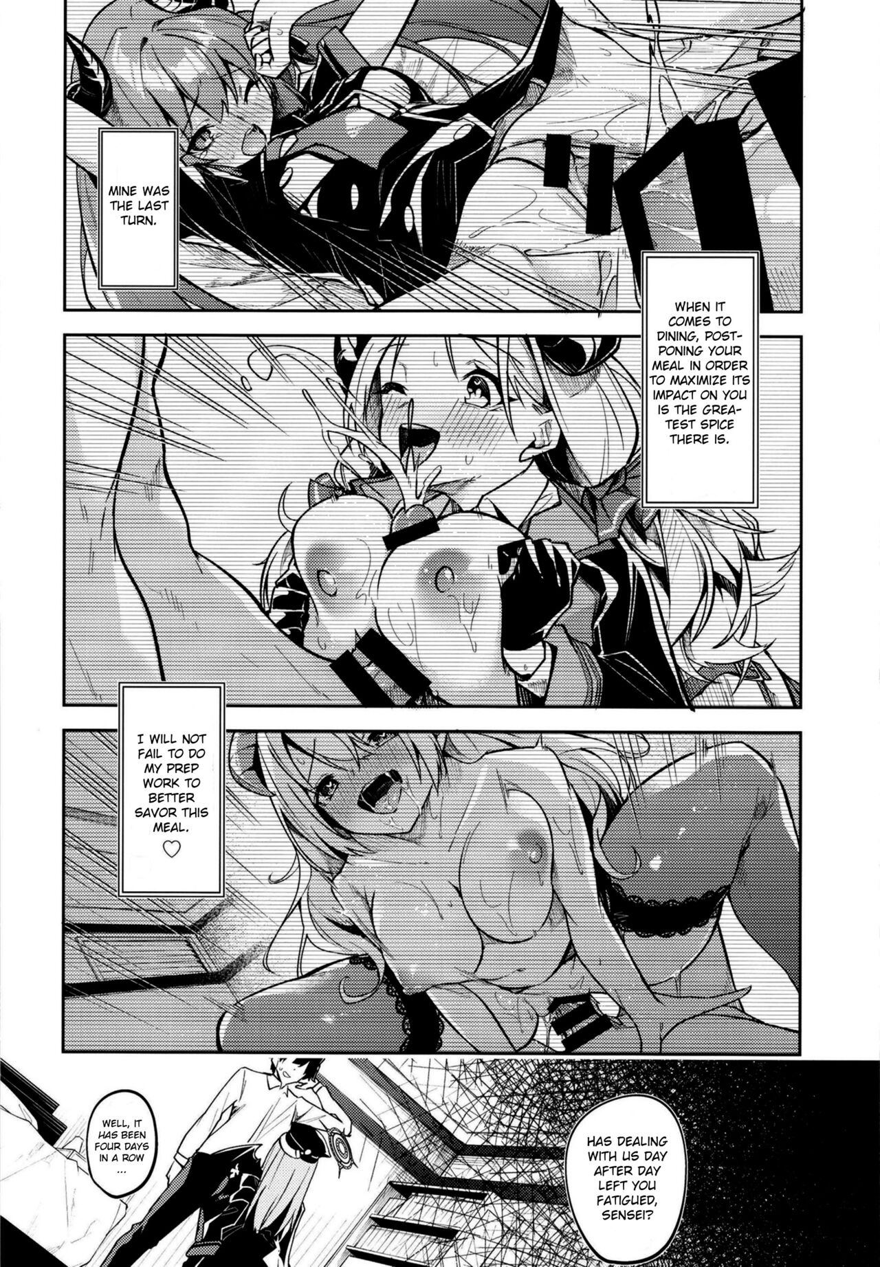 Kurodate o Shiro ni Someru Seishoku Kenkyuu o | Sexual Gourmet Research: Dyeing Kurodate White page 6 full