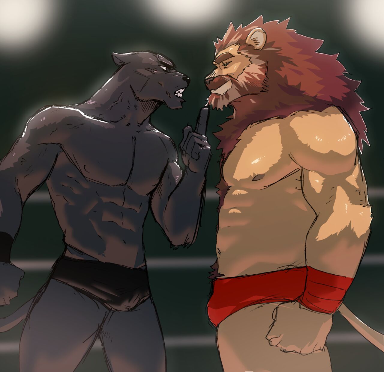 Bear Hug Battle  - BlackSun's Story page 2 full