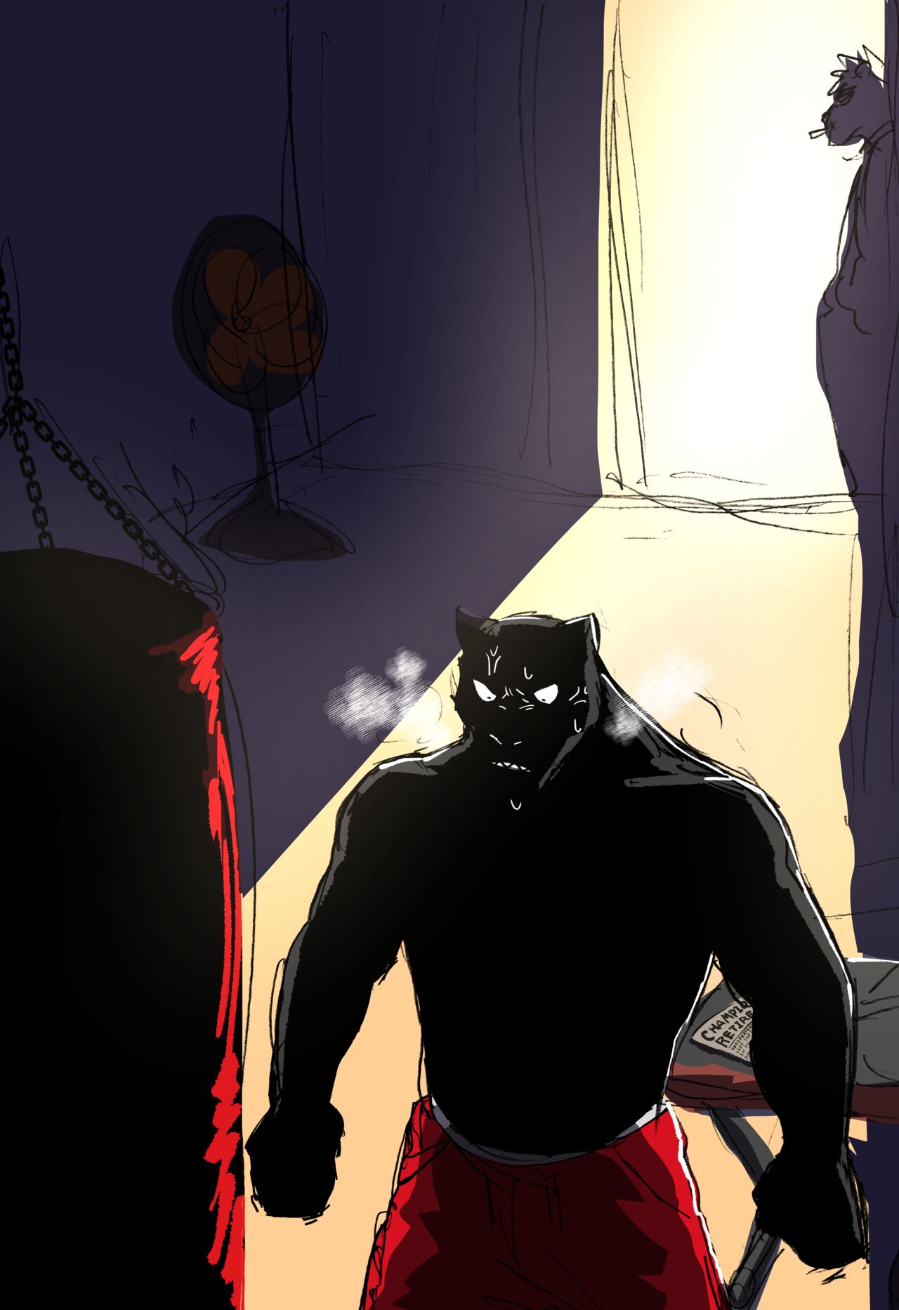 Bear Hug Battle  - BlackSun's Story page 4 full