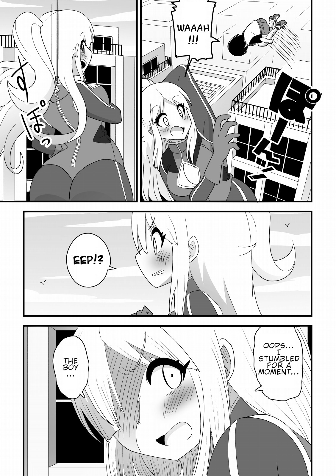 Kyodai Henshin Hero Onee-san no Sentou Suit ni Shounen ga Haicchatta Hanashi | Boy Enters an Older Girl's Giant Transforming Heroine Battle Suit page 5 full