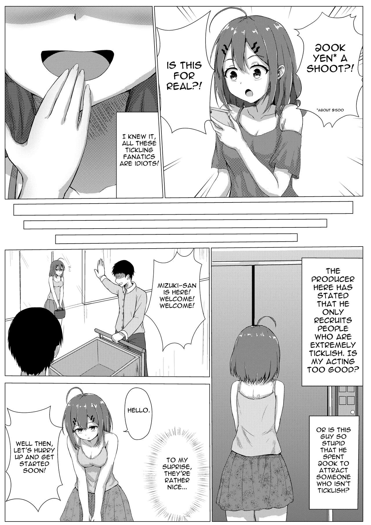 Kusuguri Joyuu Oshioki | Tickling Actress's Punishment page 4 full