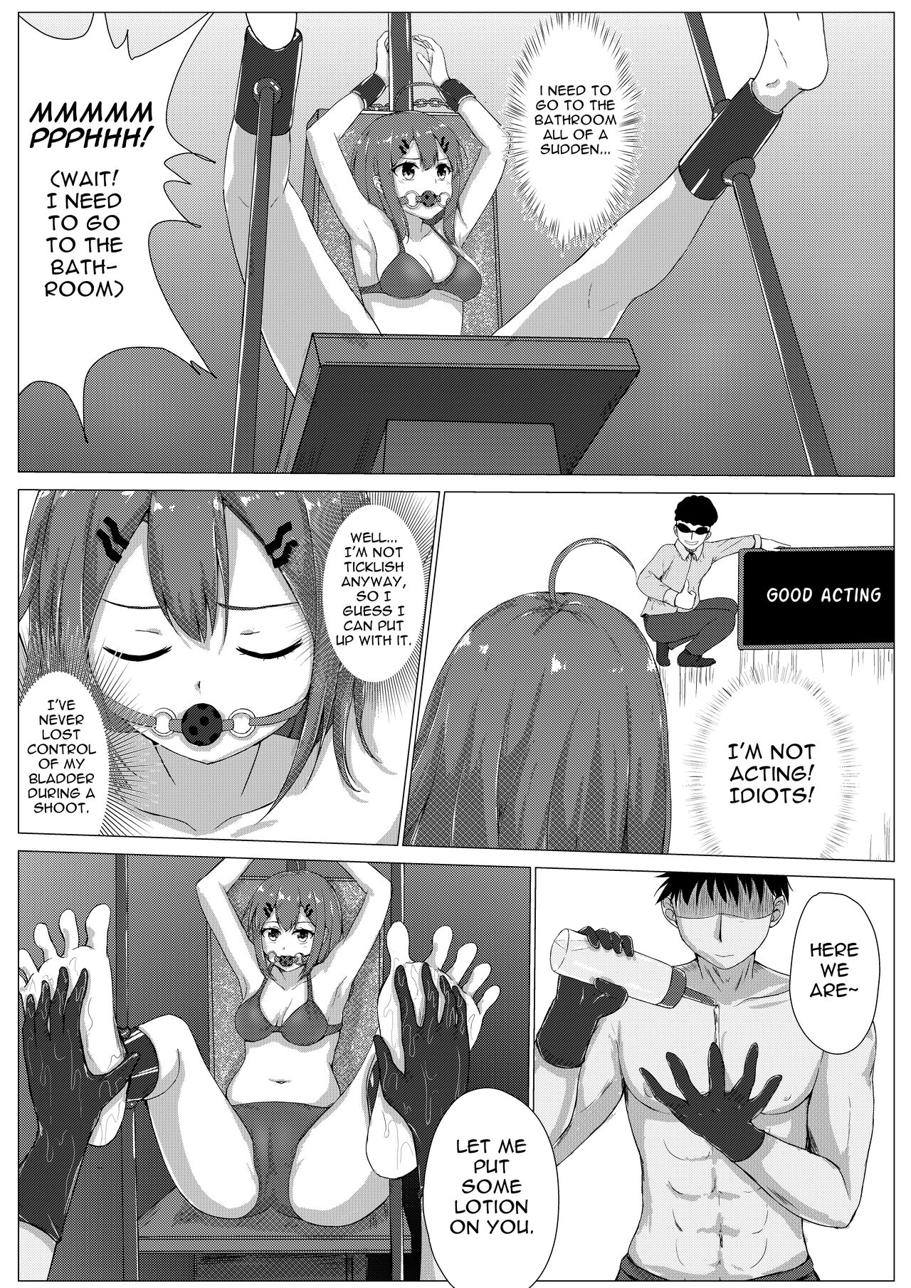 Kusuguri Joyuu Oshioki | Tickling Actress's Punishment page 8 full