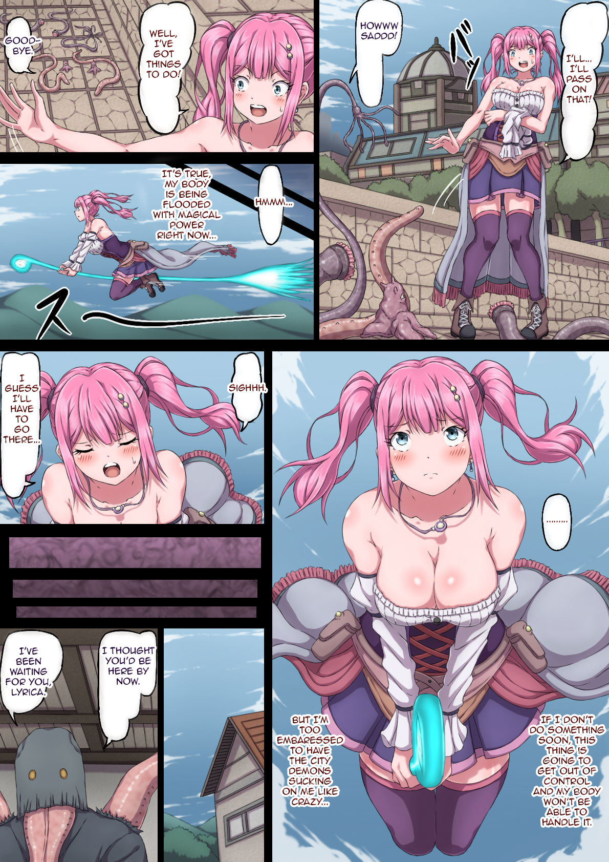 Mahoutsukai Lyrica 2 ~ Kyokugen made H ni Kaihatsu Sareta Oppai ~ | Magician Lyrica 2 ~ H-Developed Tits To The Extreme ~ page 10 full