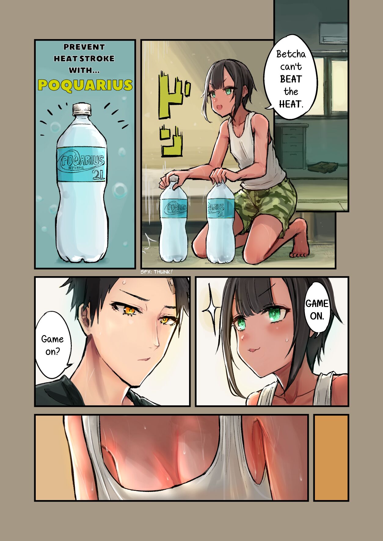 Natsuyasumi! Osananajimi to Asedaku Sex - Sweaty sex with a childhood friend page 5 full