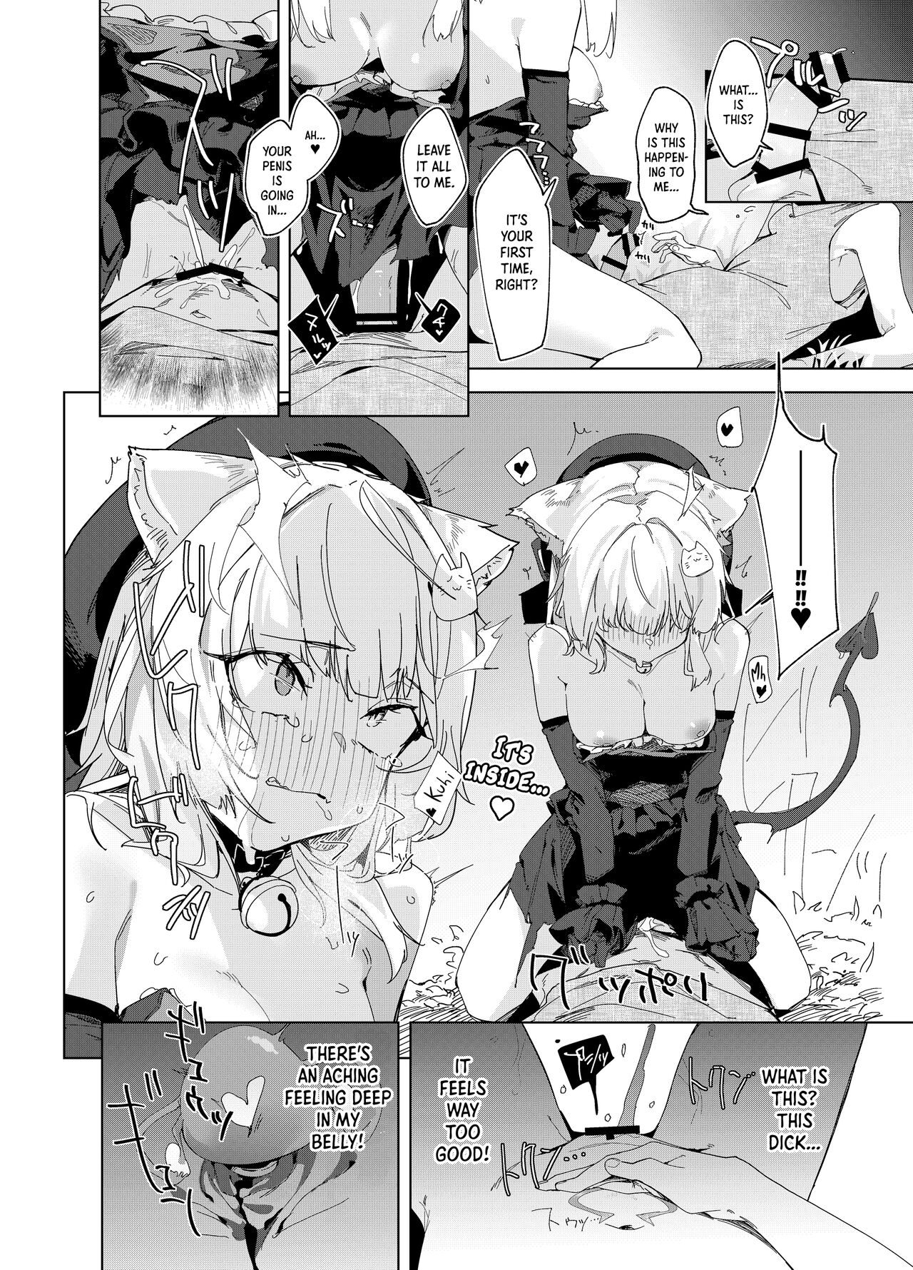 TS Neko Succubus-san wa Sakusei Nante Shitakunai! | The TS Cat Succubus Doesn't Want to Extract Semen! page 10 full