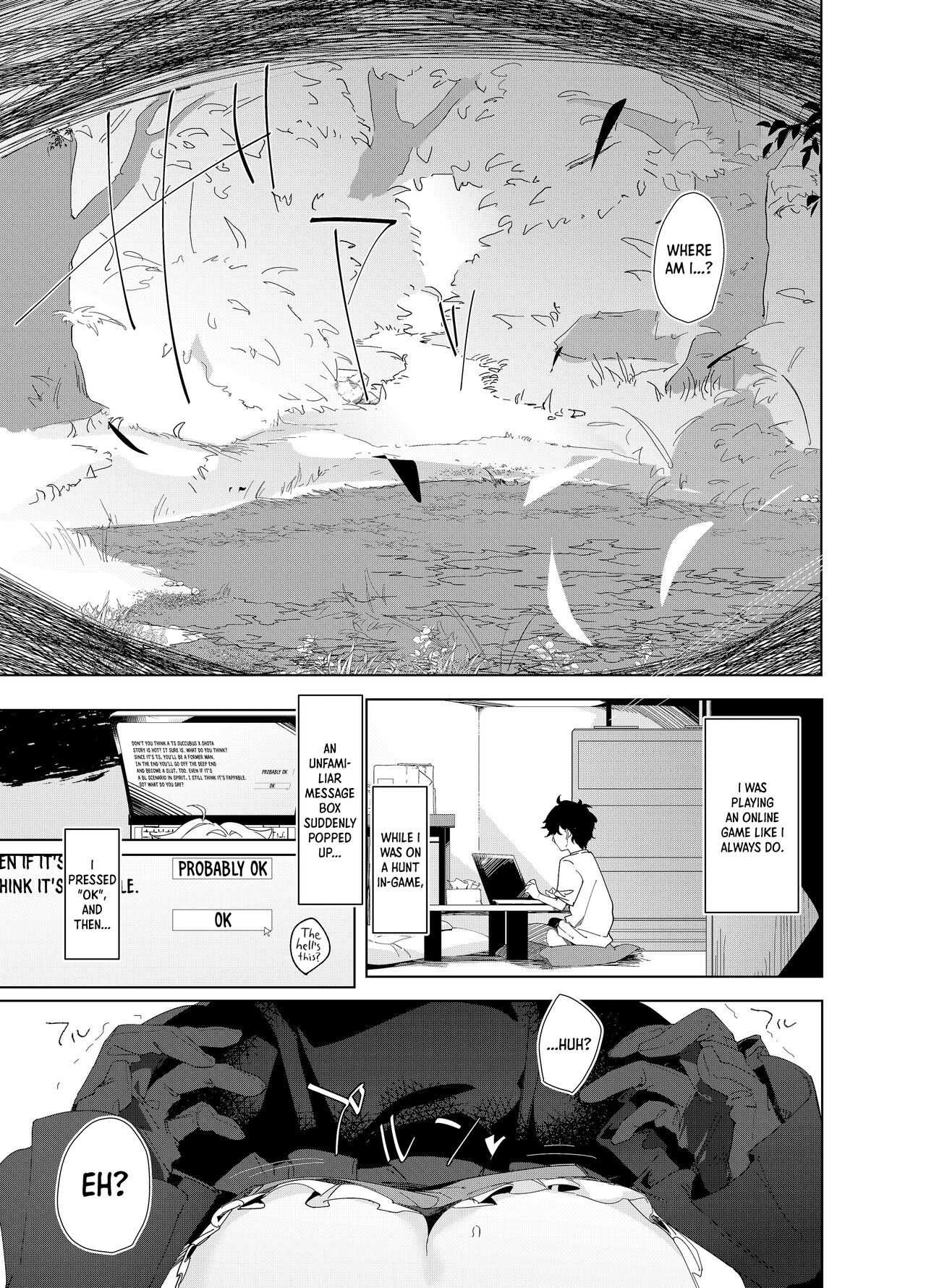 TS Neko Succubus-san wa Sakusei Nante Shitakunai! | The TS Cat Succubus Doesn't Want to Extract Semen! page 3 full