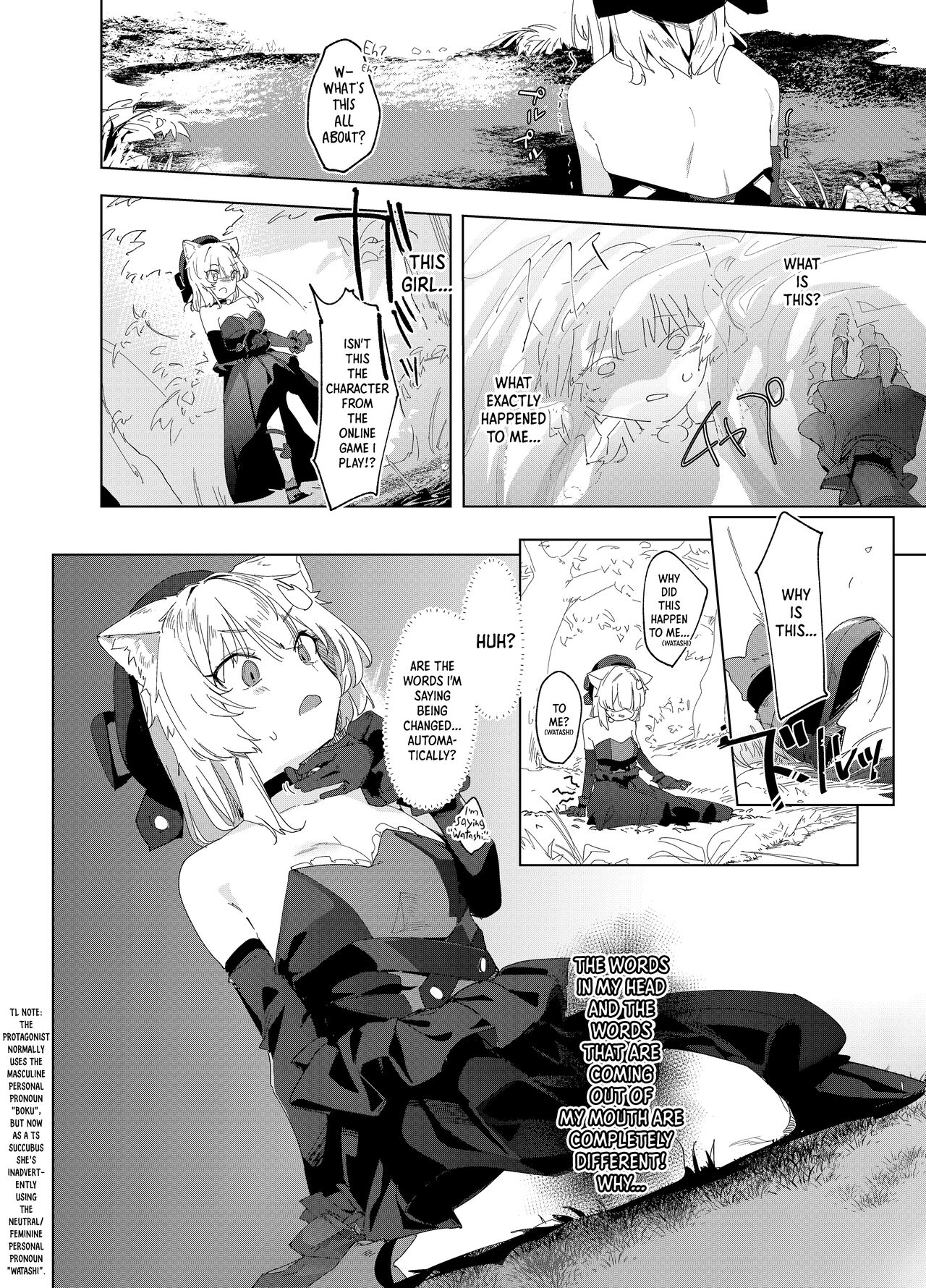 TS Neko Succubus-san wa Sakusei Nante Shitakunai! | The TS Cat Succubus Doesn't Want to Extract Semen! page 4 full