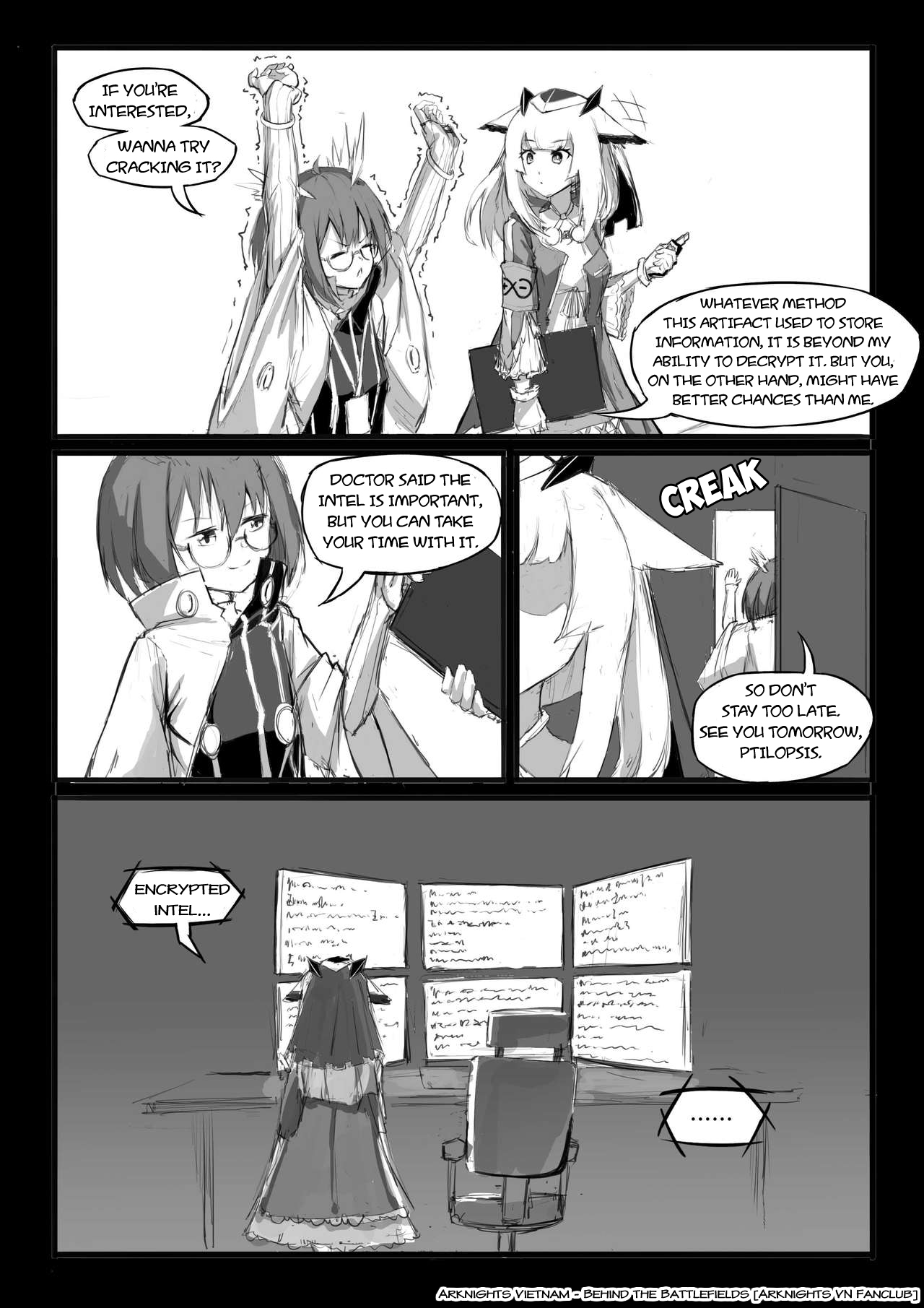 The Story Where Ptilopsis Becomes A Very Little Girl page 4 full