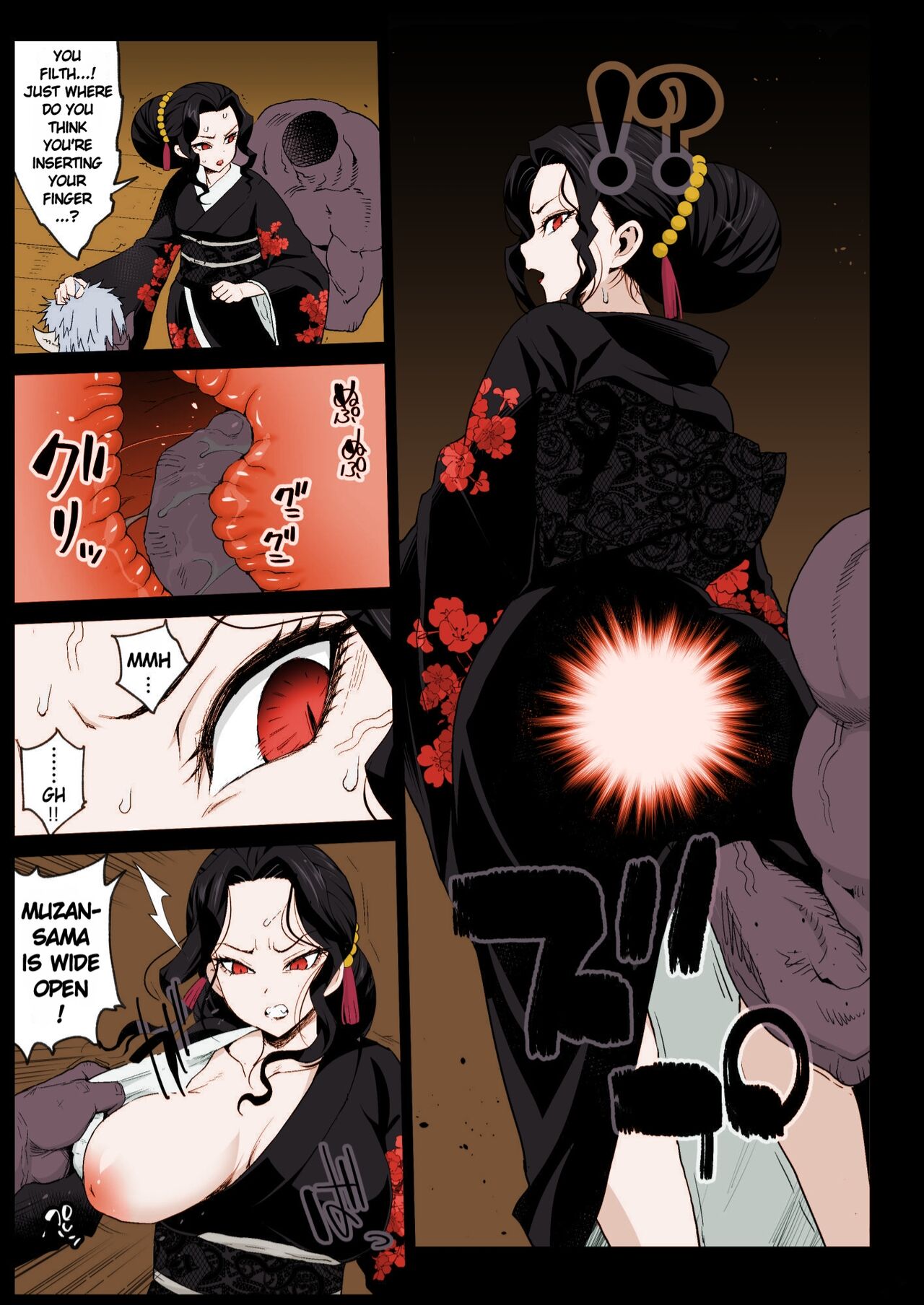 Mesu Ochi Jou Muzan-sama - RAPE OF DEMON SLAYER 4 | Making a Mess of Lady Muzan-sama - RAPE OF DEMON SLAYER 4 page 6 full
