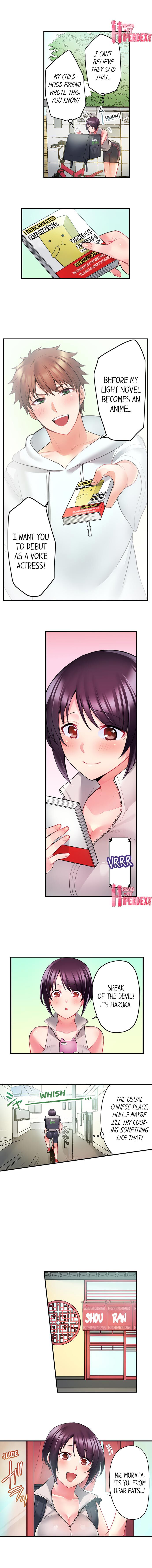 Bike Delivery Girl, Cumming To Your Door! | Jitensha Haitatsuin , Gaman Dekizu soto de Icchaimashita... page 4 full