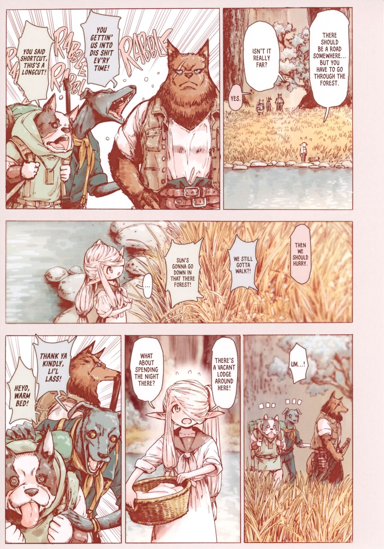 Chiisana Elf to Yaban na Juujin | The Little Elf and the Savage Beastmen page 8 full