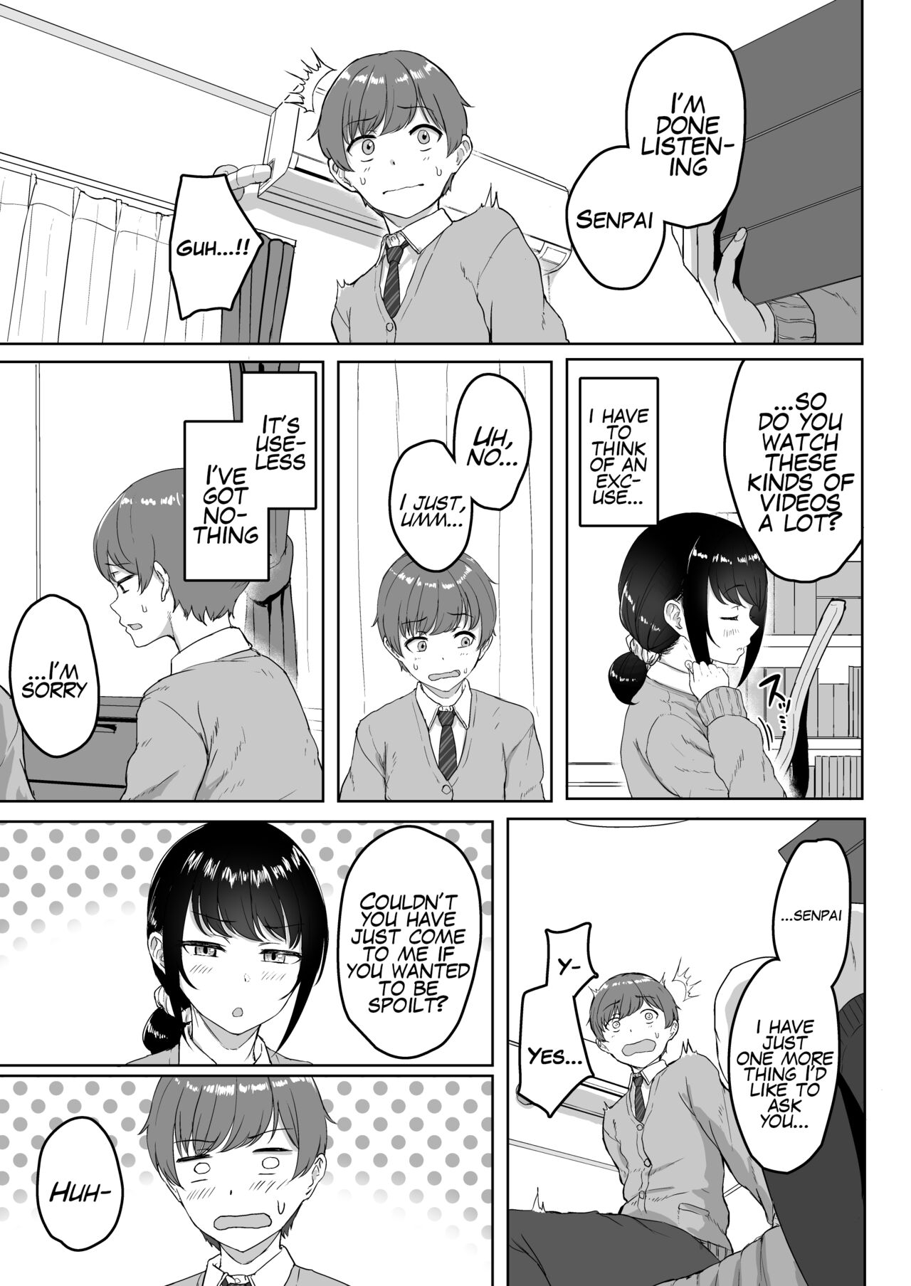 Kouhai Kanojo ni ASMR Kiiteru no ga Baremashita | My Younger Girlfriend Caught Me Listening To ASMR page 4 full