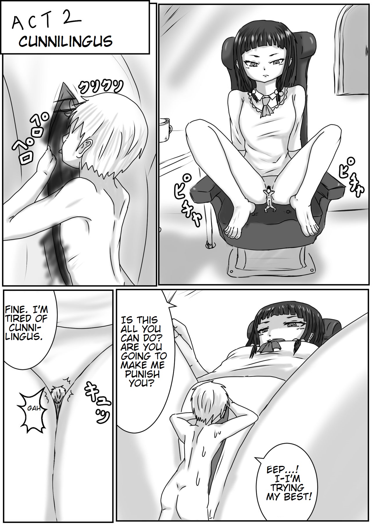 Hiroko, Tamari, and Yae Play with Tinies page 5 full