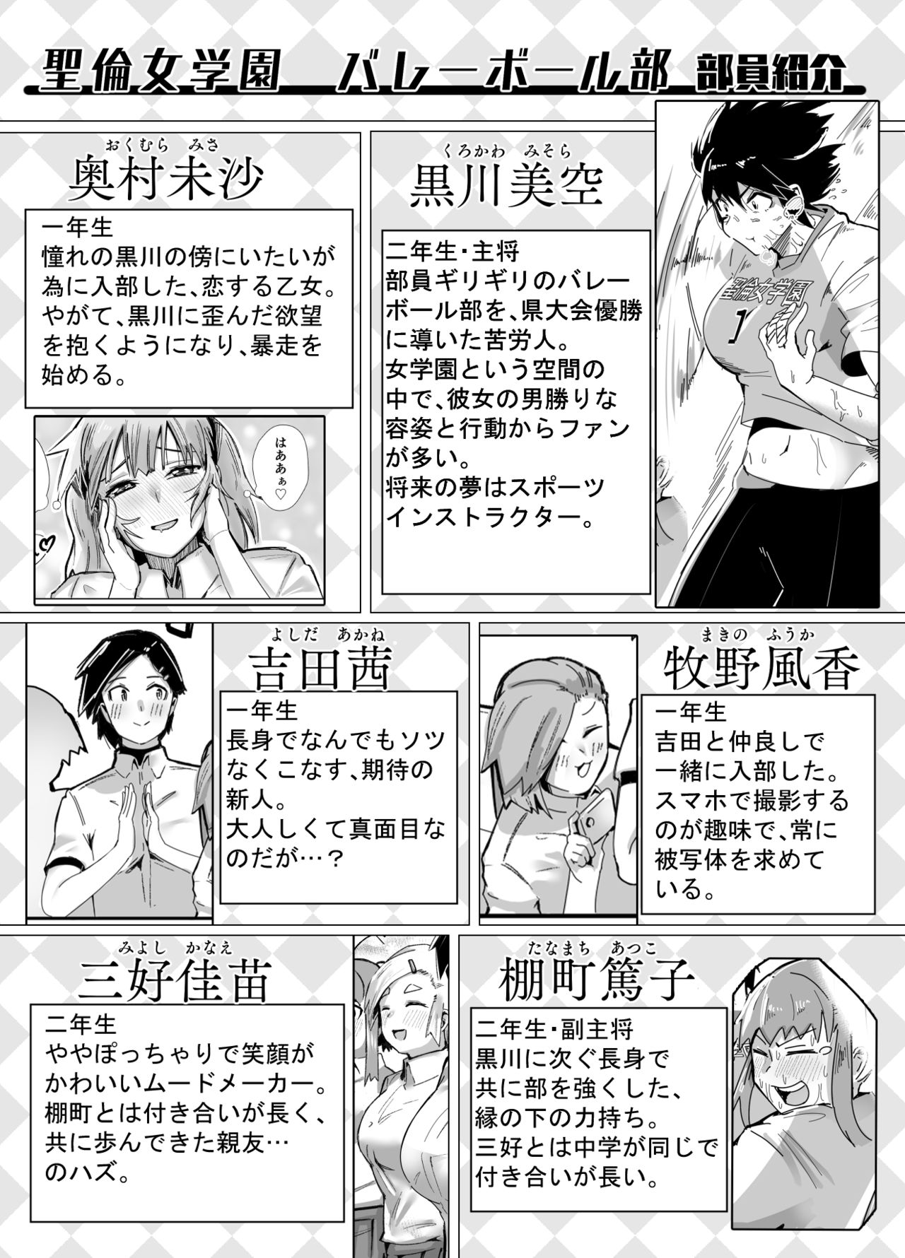 Volleyball-bu Shushou Kurokawa-san wa Nerawareteiru page 2 full