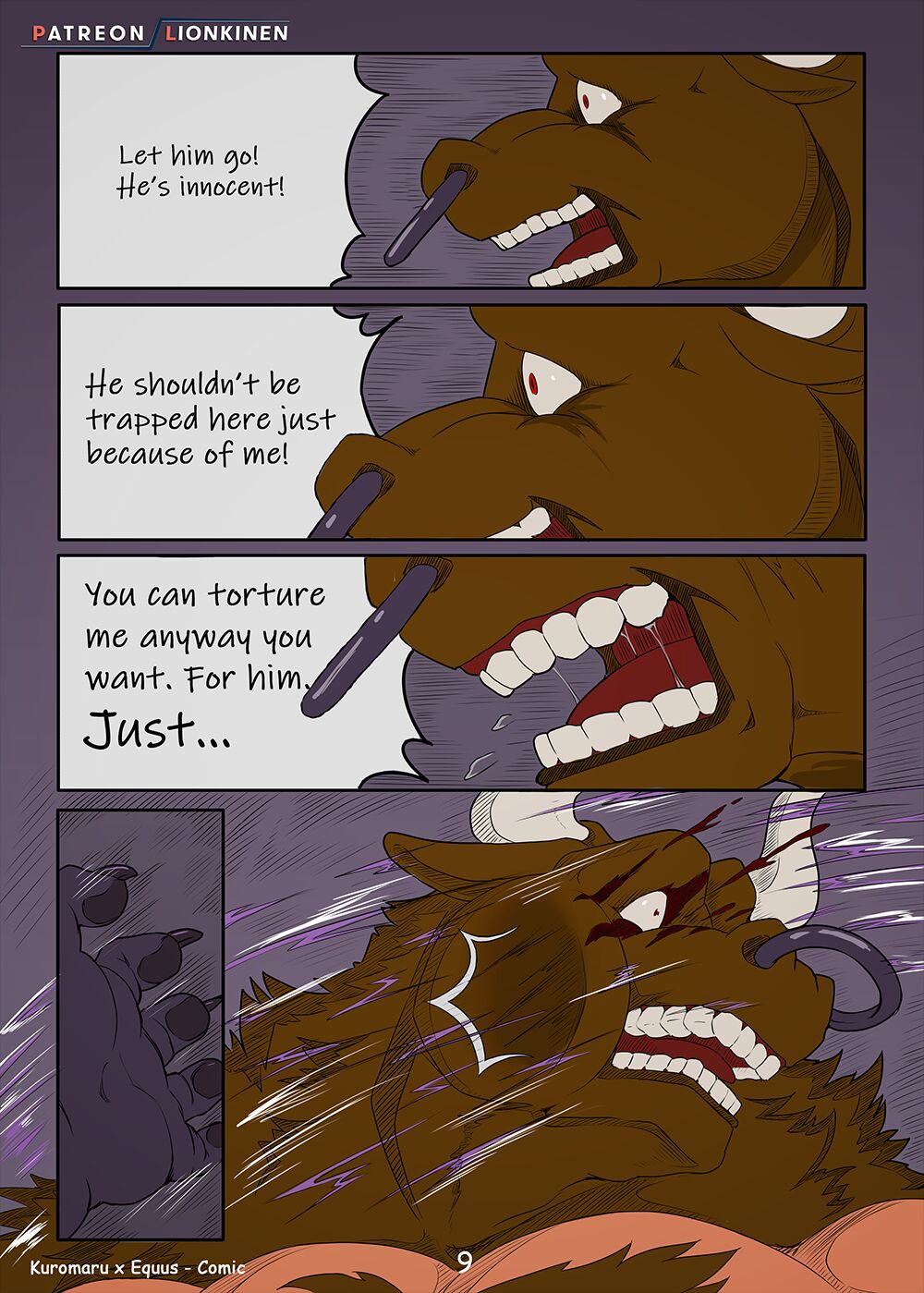 Kuromaru x Equus page 9 full